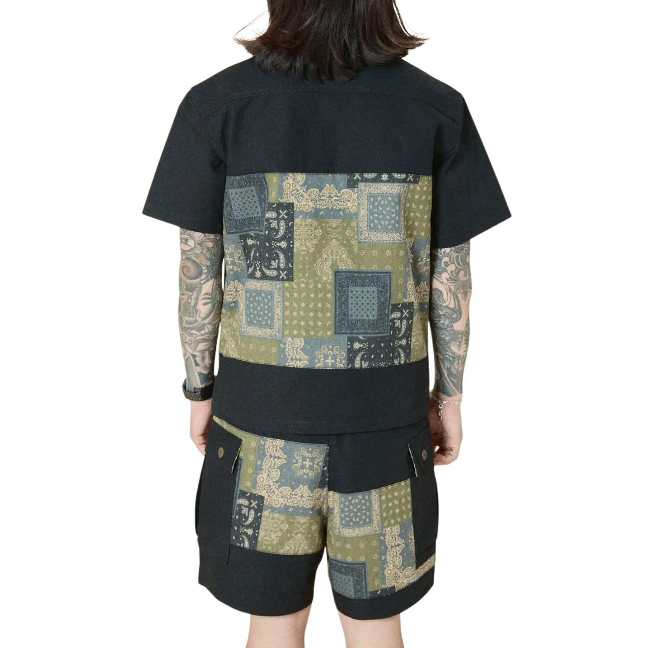 UNION LABS PATCH UP P43 S/S SHIRT - BLACK