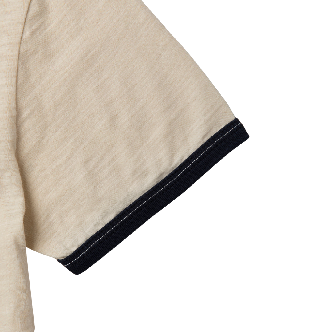 TELLURIDE - RINGER TEE DADDY-O - WHITE/NAVY