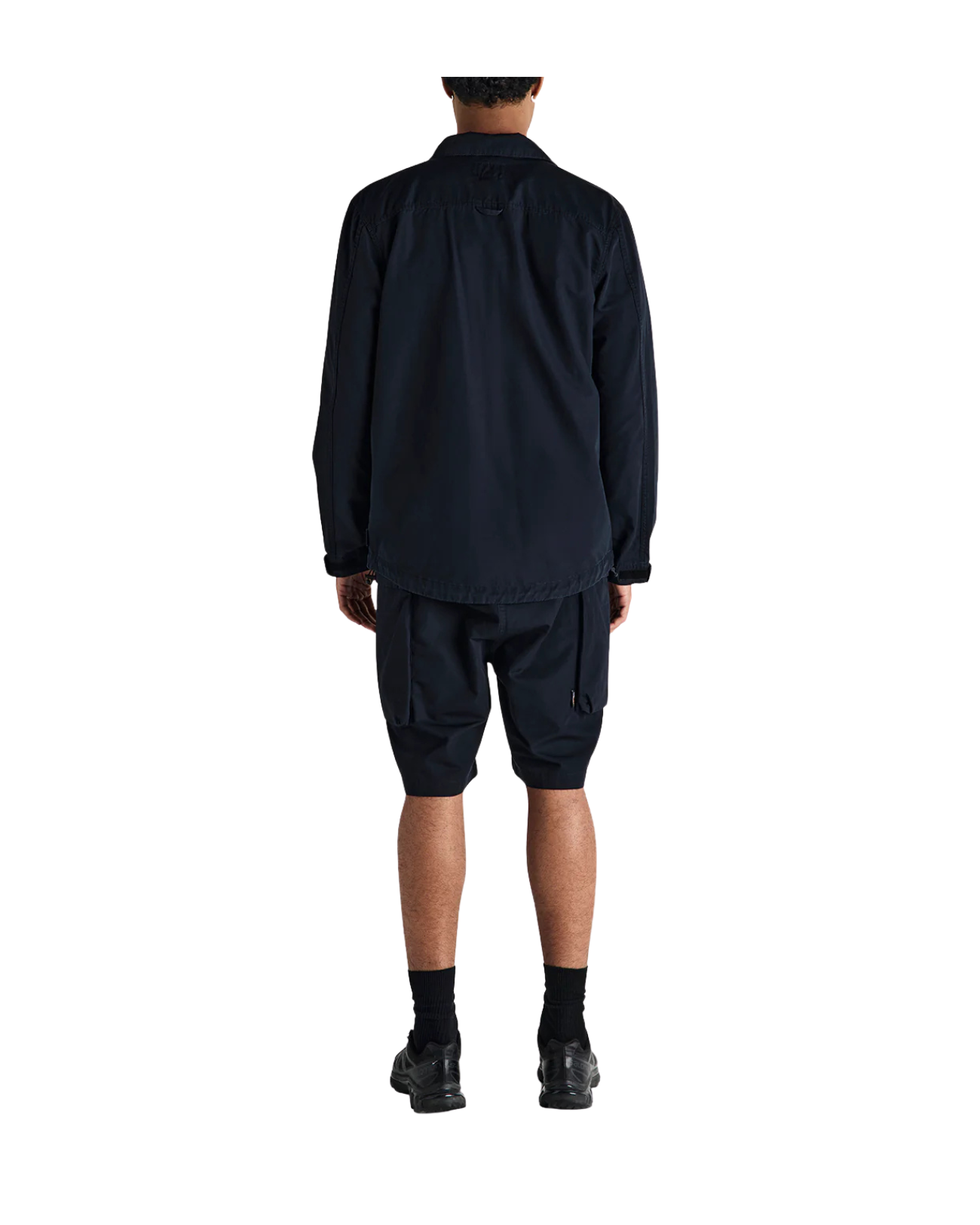 DEUS EX MACHINA DUCK DIVE ZIP SHIRT - BLACK
