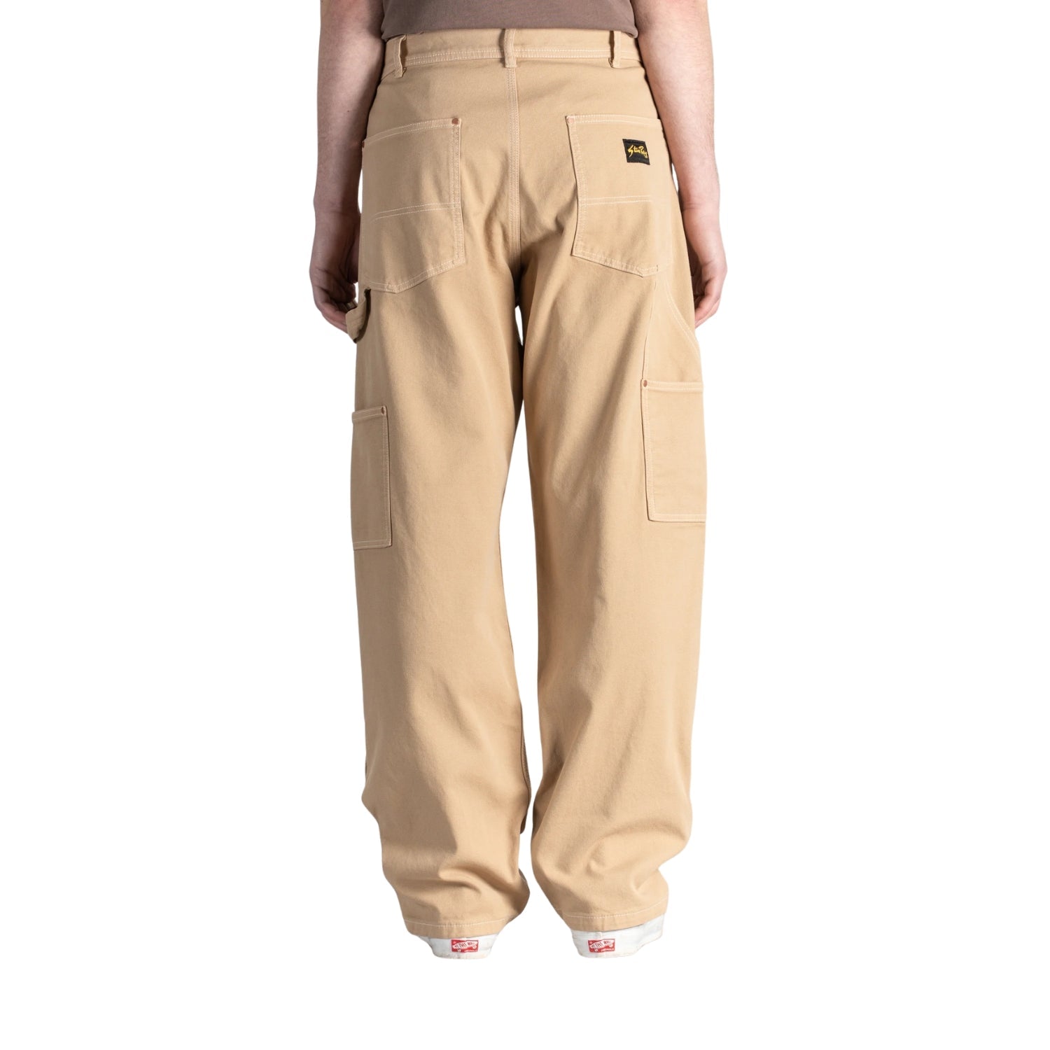 Stan Ray Double Knee Pant — Vintage Khaki Duck — view 3