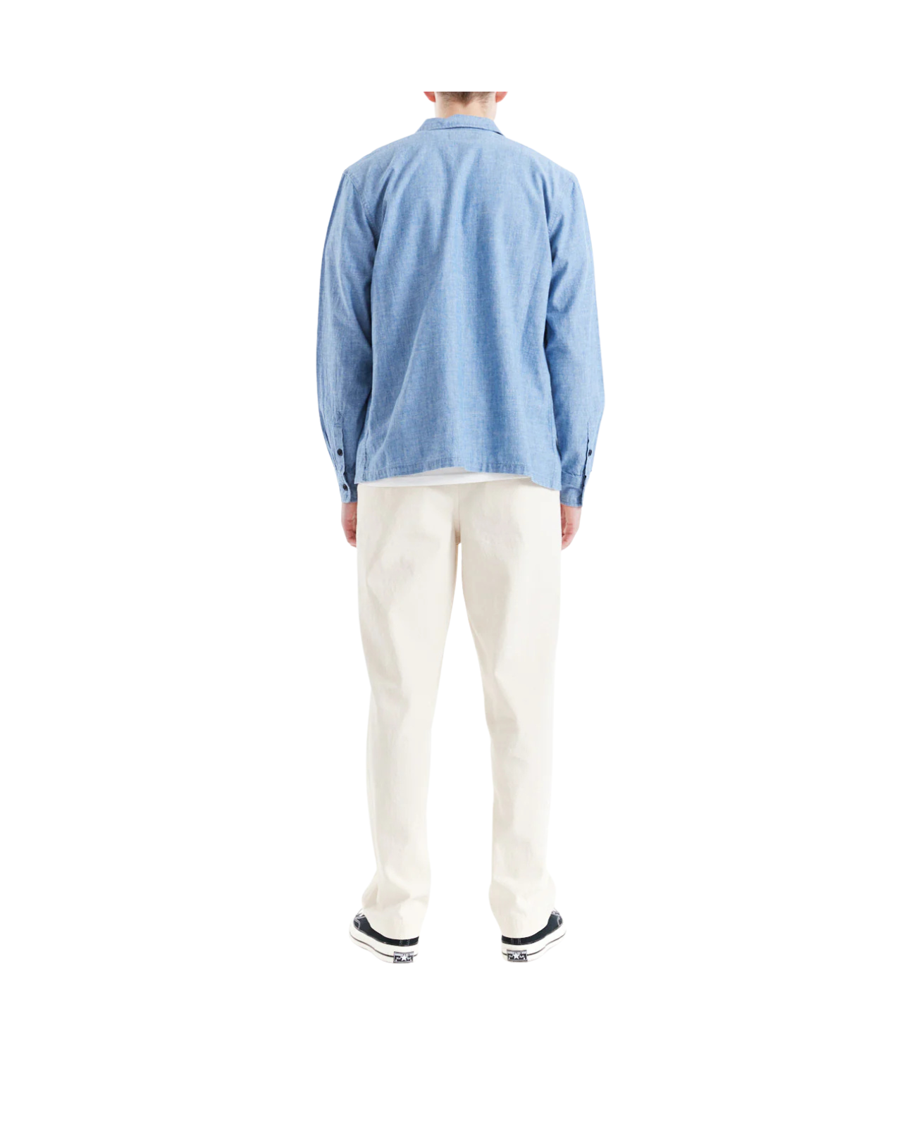 DEUS EX MACHINA FORECOURT DENIM SHIRT - INDIGO CHAMBRAY