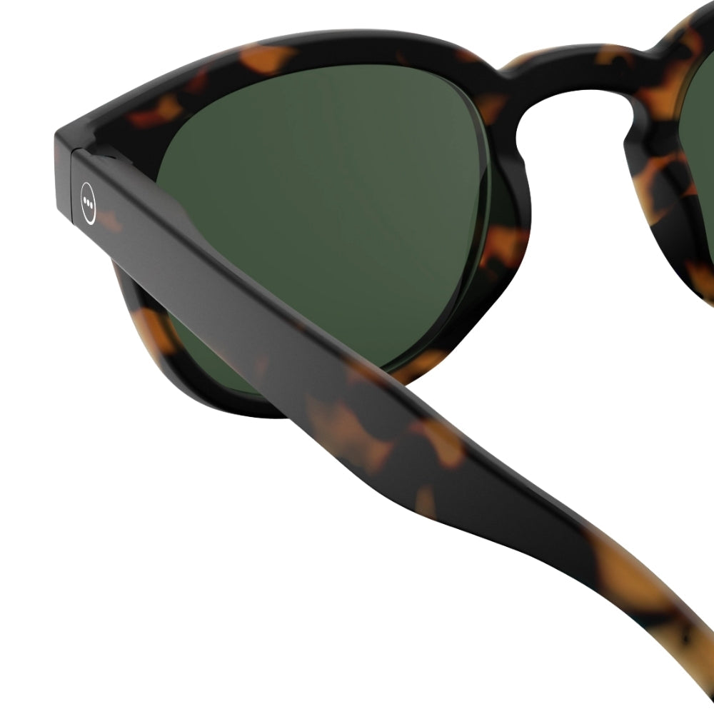 Izipizi Sun C Tortoise Green Lenses — Tortoise — view 4