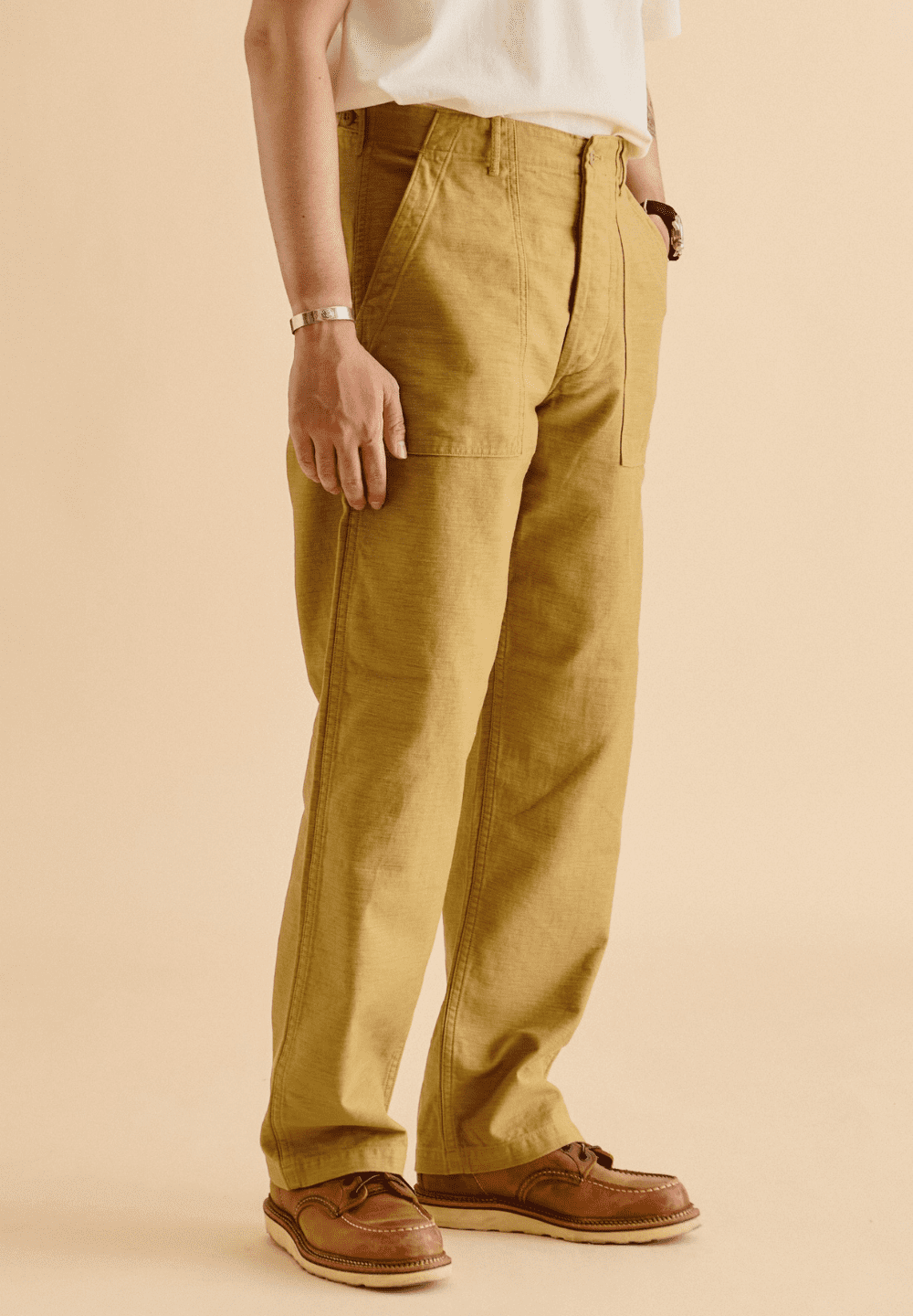 ORSLOW US ARMY FATIGUE PANTS - KHAKI