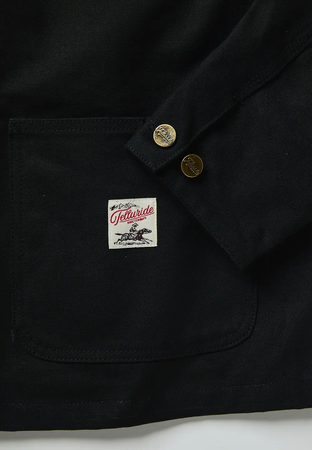 TELLURIDE WANDERER CHORE COAT - BLACK