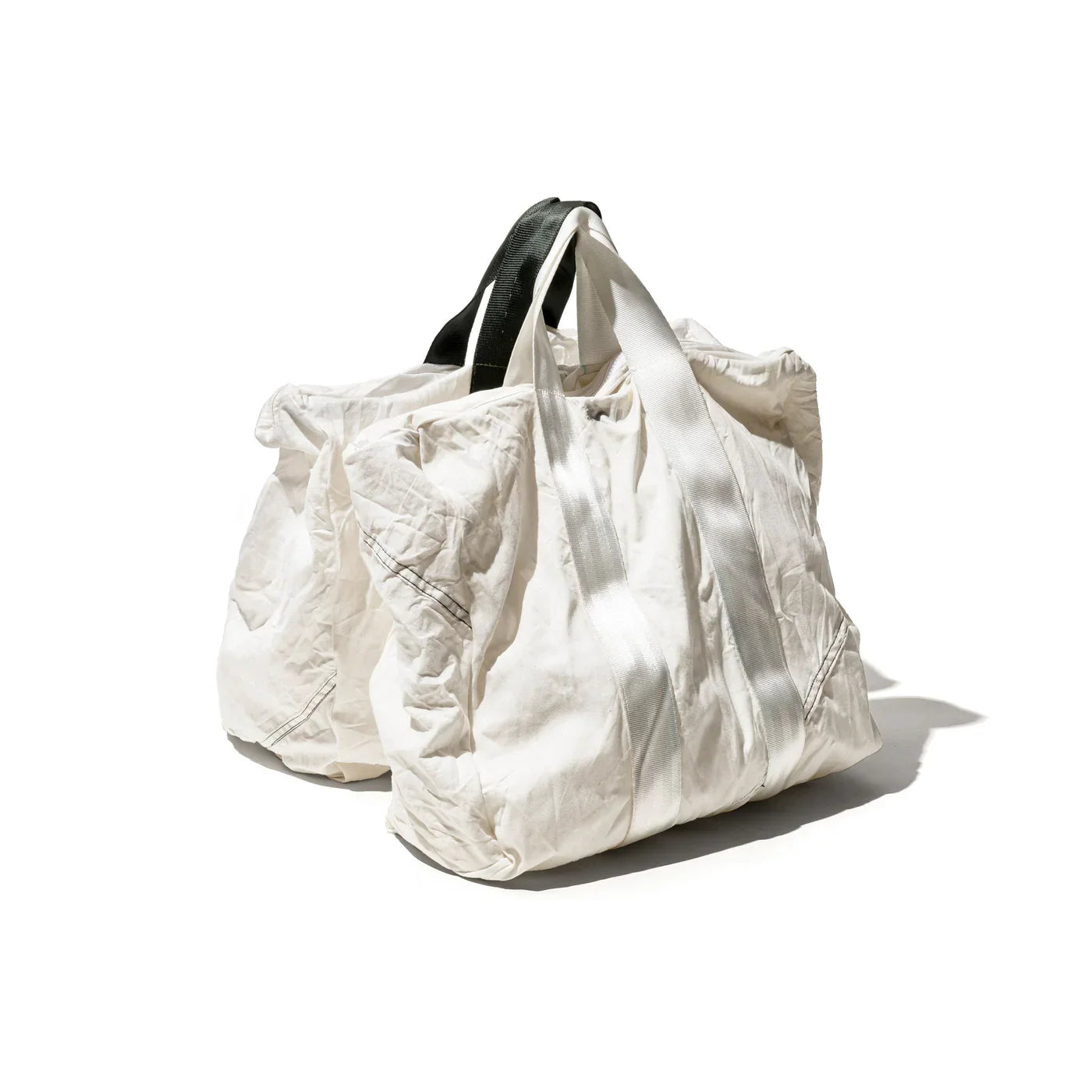 Puebco Vintage Parachute Tote Bag — White Belt — view 3