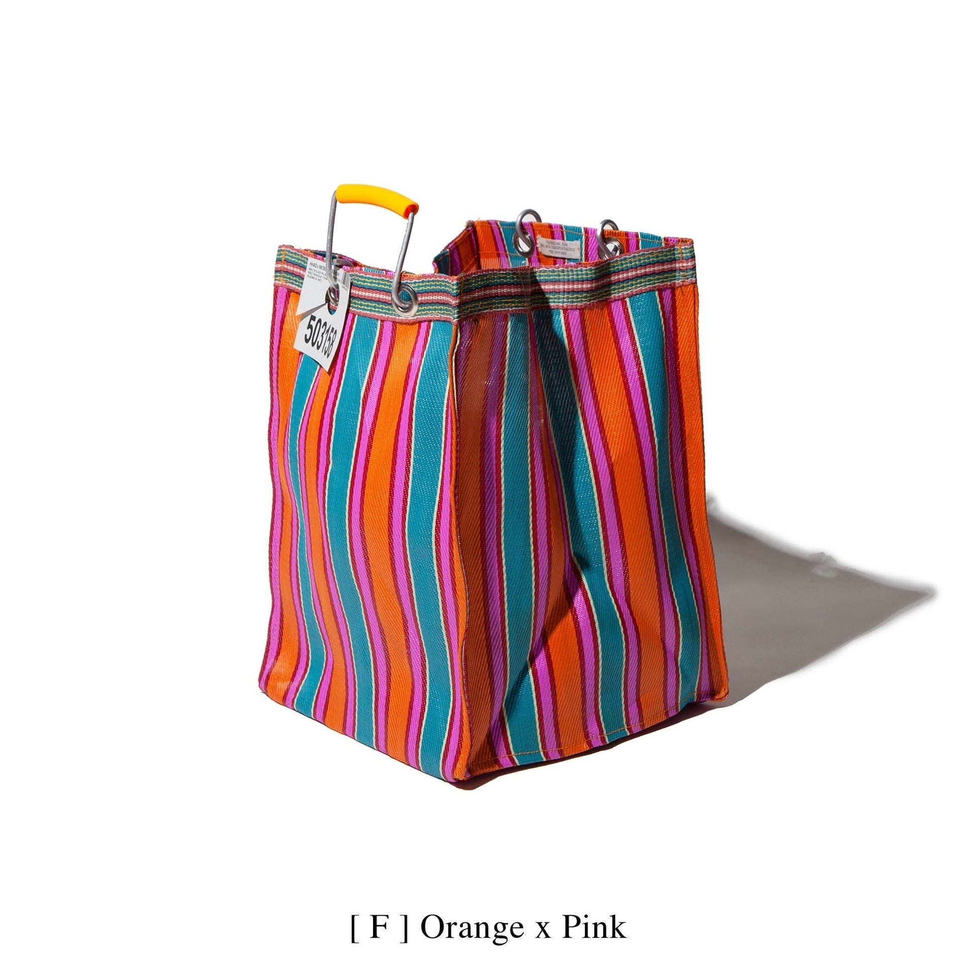 Puebco Recycled Plastic Stripe Bag / Rectangle D26 — view 9