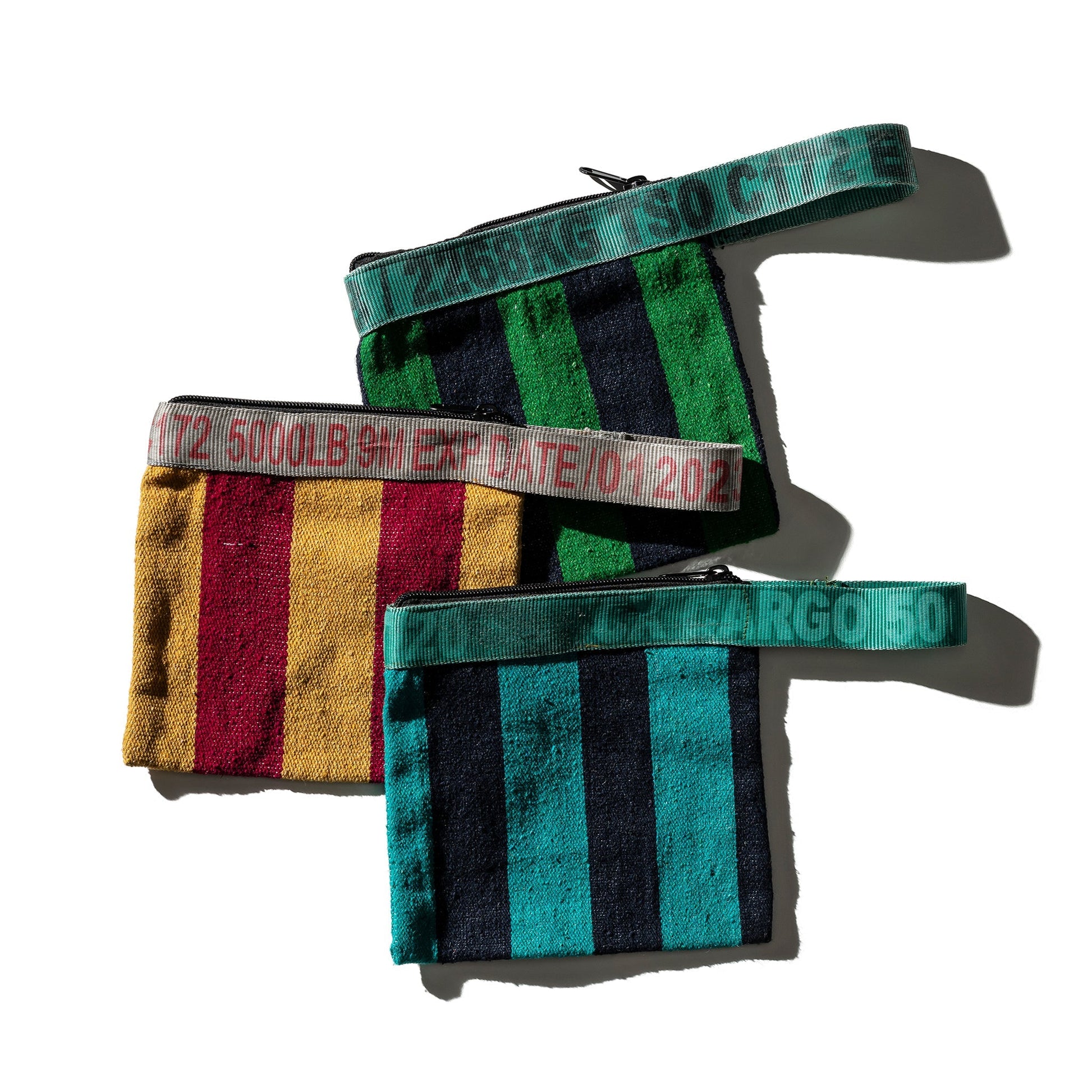 PUEBCO RUG POUCH / Turquoise x Navy Blue