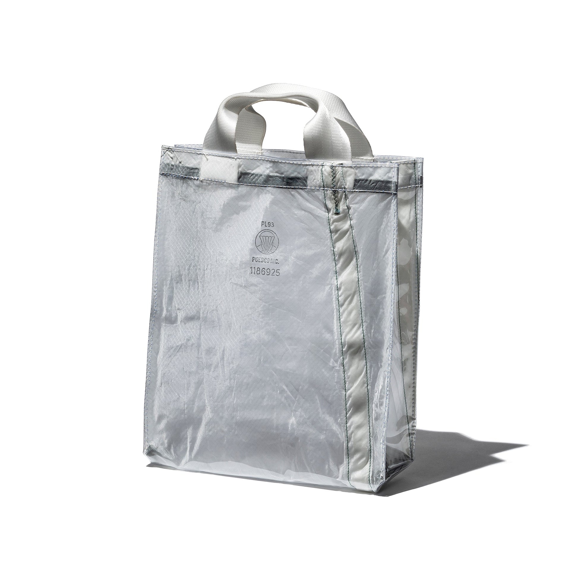 Puebco Covered Parachute Document Bag / White — view 3