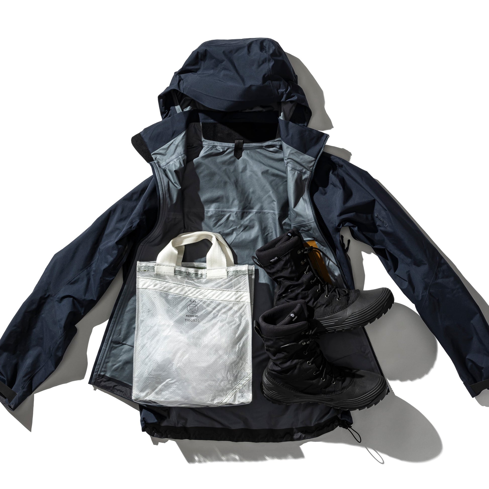 Puebco Covered Parachute Document Bag / White — view 2