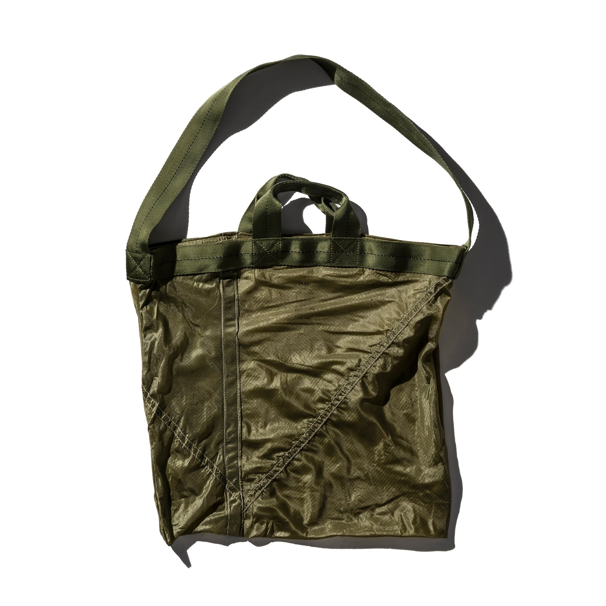 PUEBCO VINTAGE PARACHUTE LIGHT 2-WAY BAG / Olive