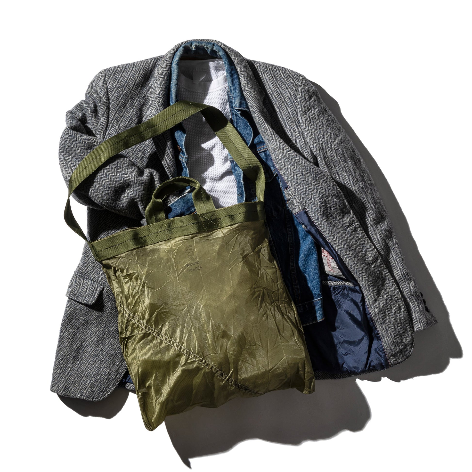 PUEBCO VINTAGE PARACHUTE LIGHT 2-WAY BAG / Olive