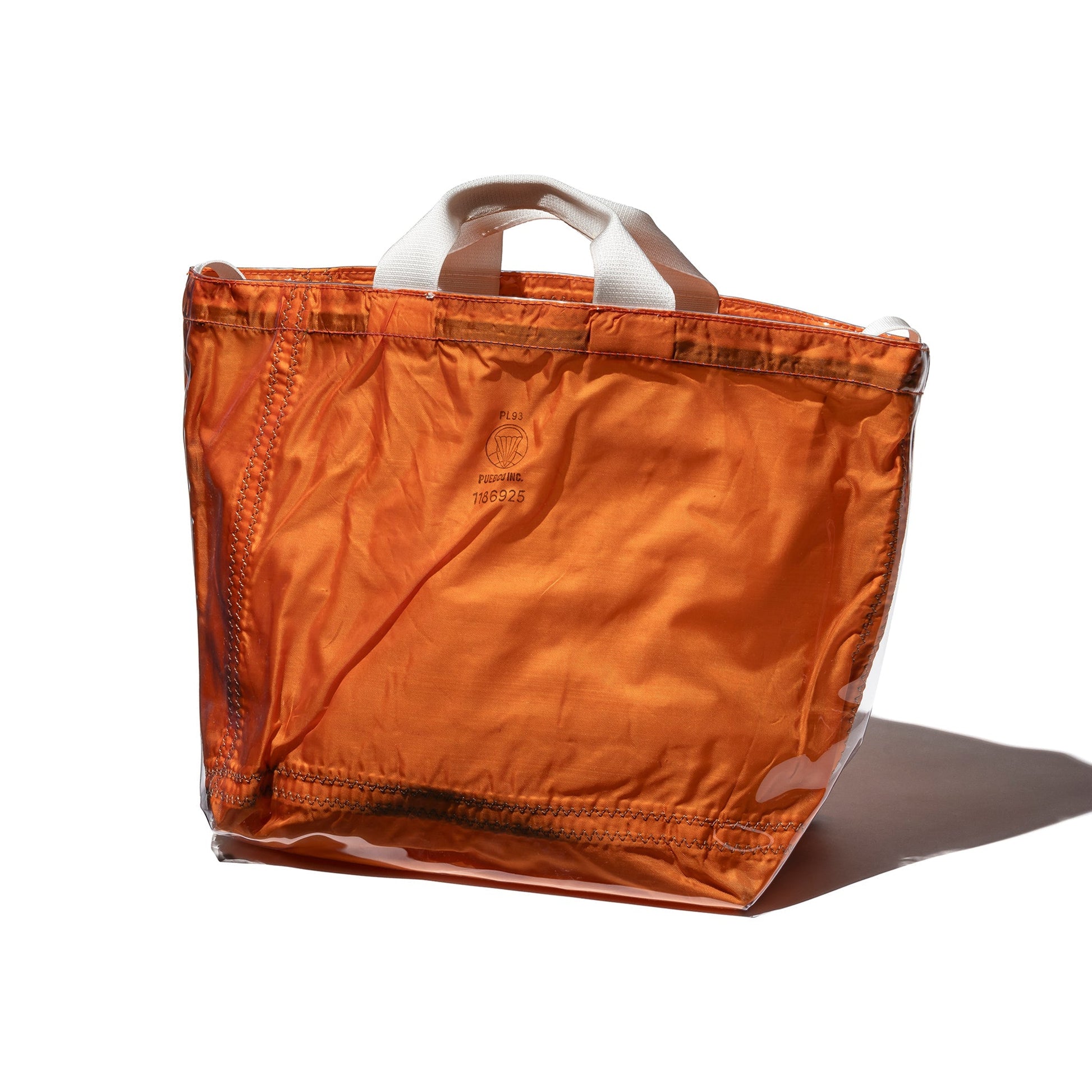 PUEBCO COVERED PARACHUTE DOCUMENT BAG - ORANGE