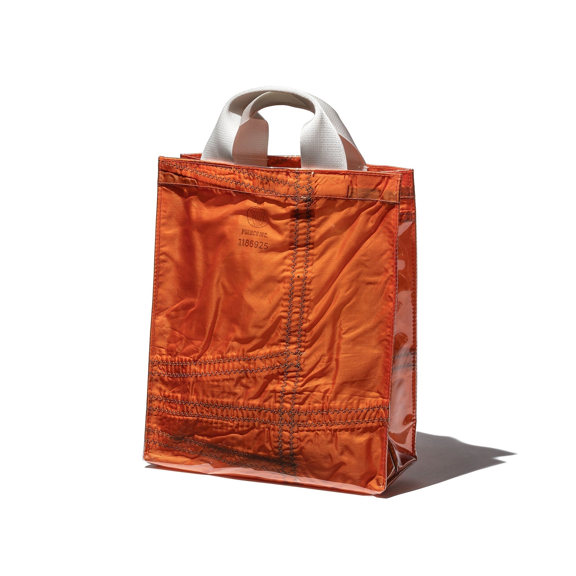 Puebco Covered Parachute Document Bag / Orange — view 3