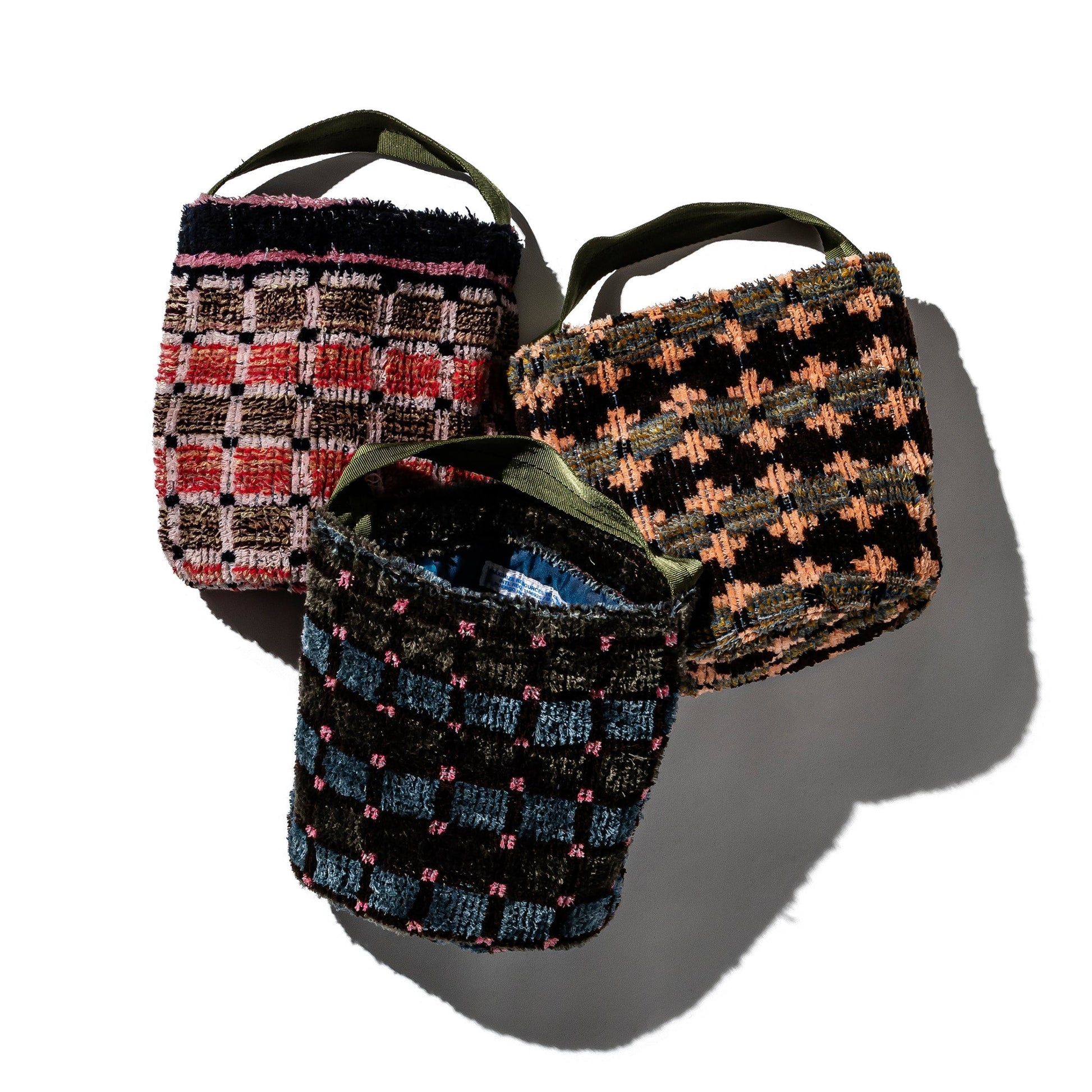 PUEBCO TRUCK SEAT FABRIC BUCKET BAG