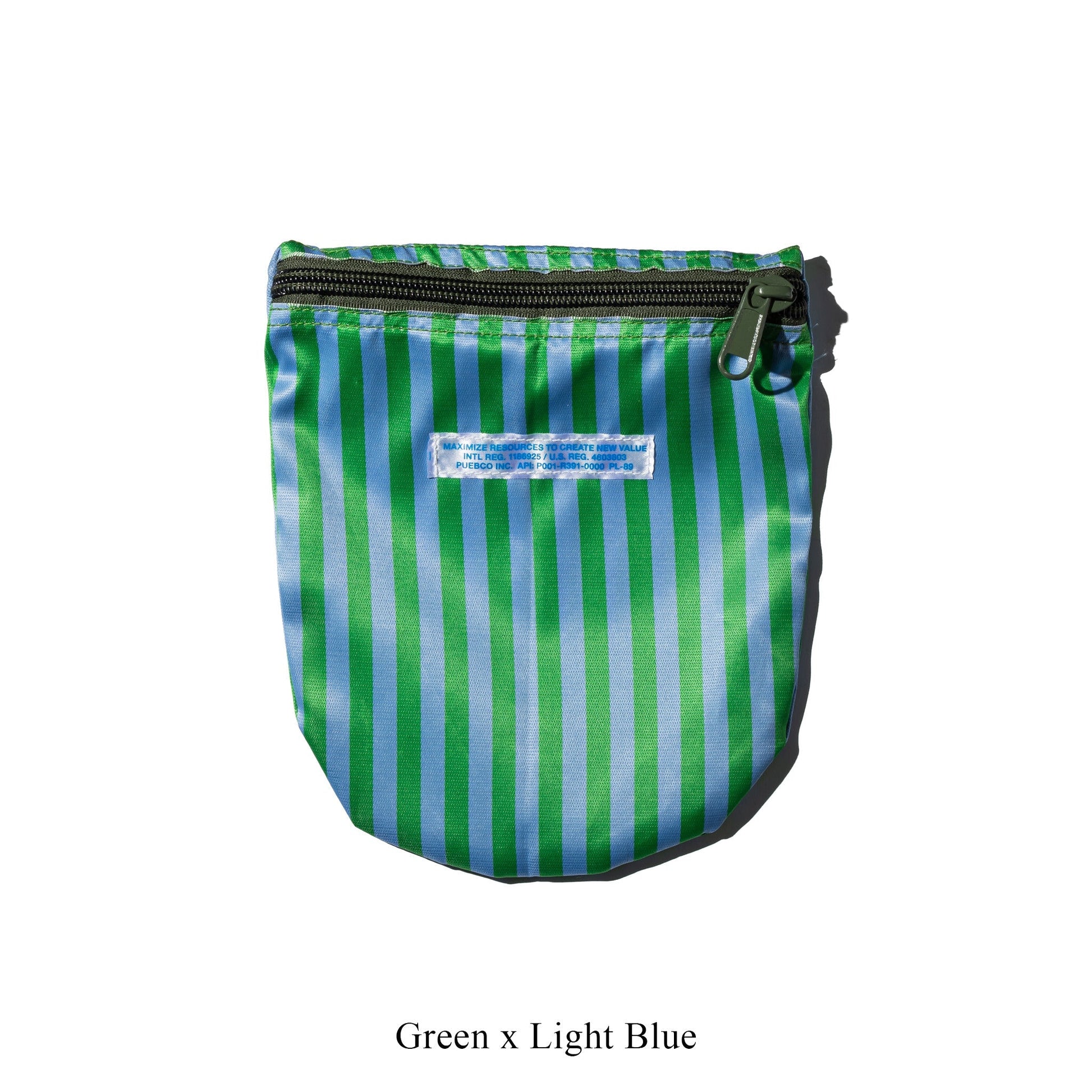 PUEBCO SCHOOL TIE FABRIC SEMICIRCLE POUCH