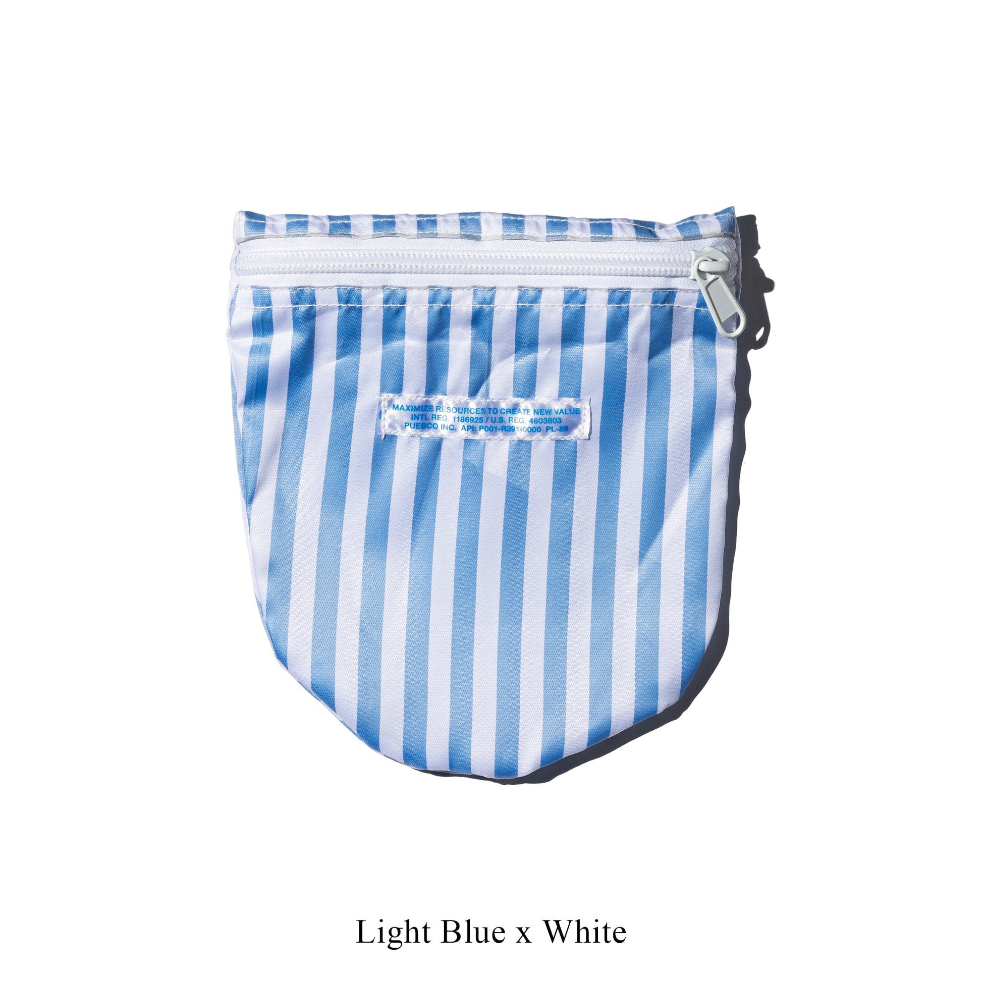 PUEBCO SCHOOL TIE FABRIC SEMICIRCLE POUCH