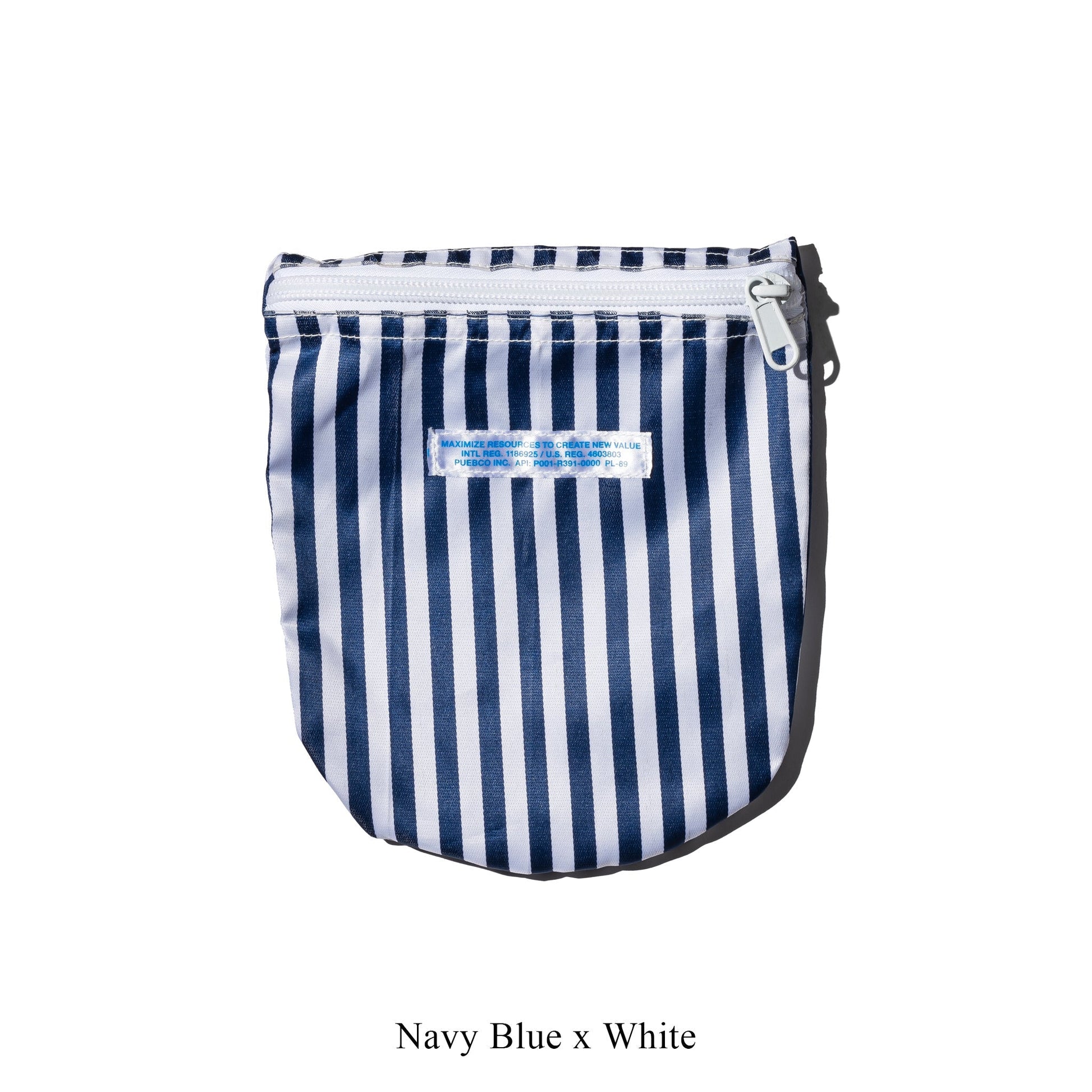 PUEBCO SCHOOL TIE FABRIC SEMICIRCLE POUCH