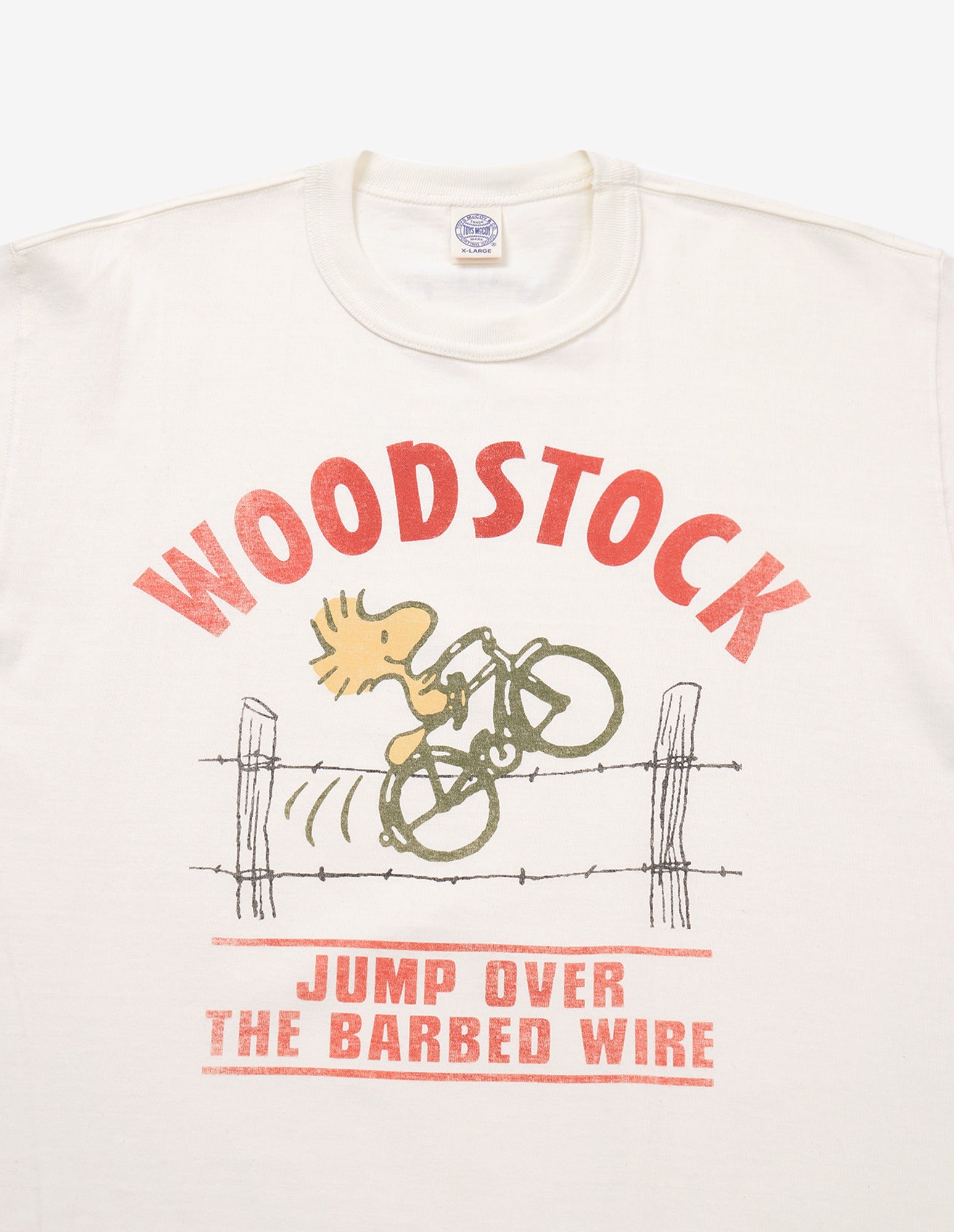 TOYS MCCOY PEANUTS TEE WOODSTOCK KING OF COOL - OFFWHITE