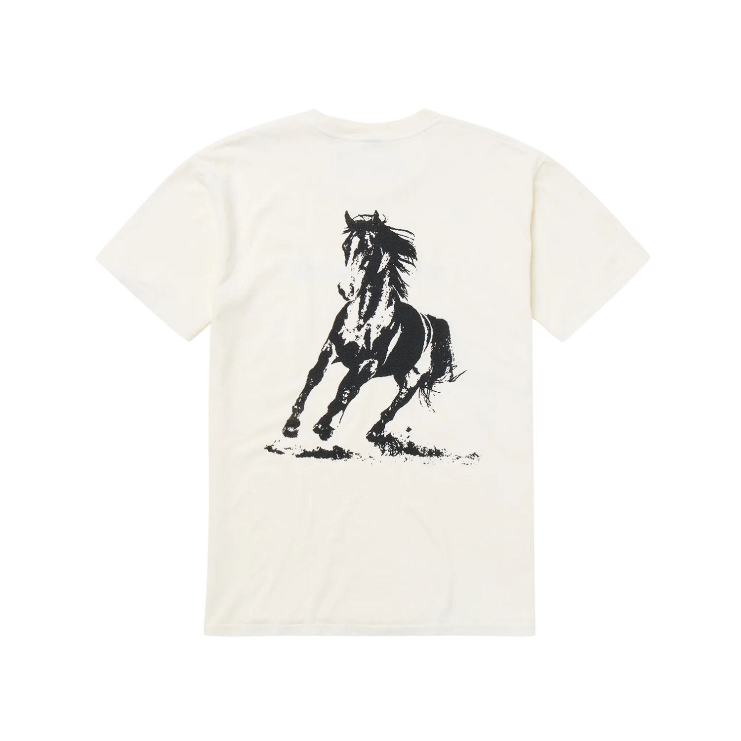 ONE OF THESE DAYS XEROX RUNNING HORSE T-SHIRT - BONE