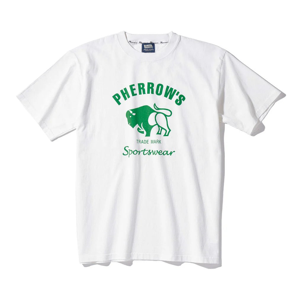 PHERROW'S BULL LOGO - WHITE