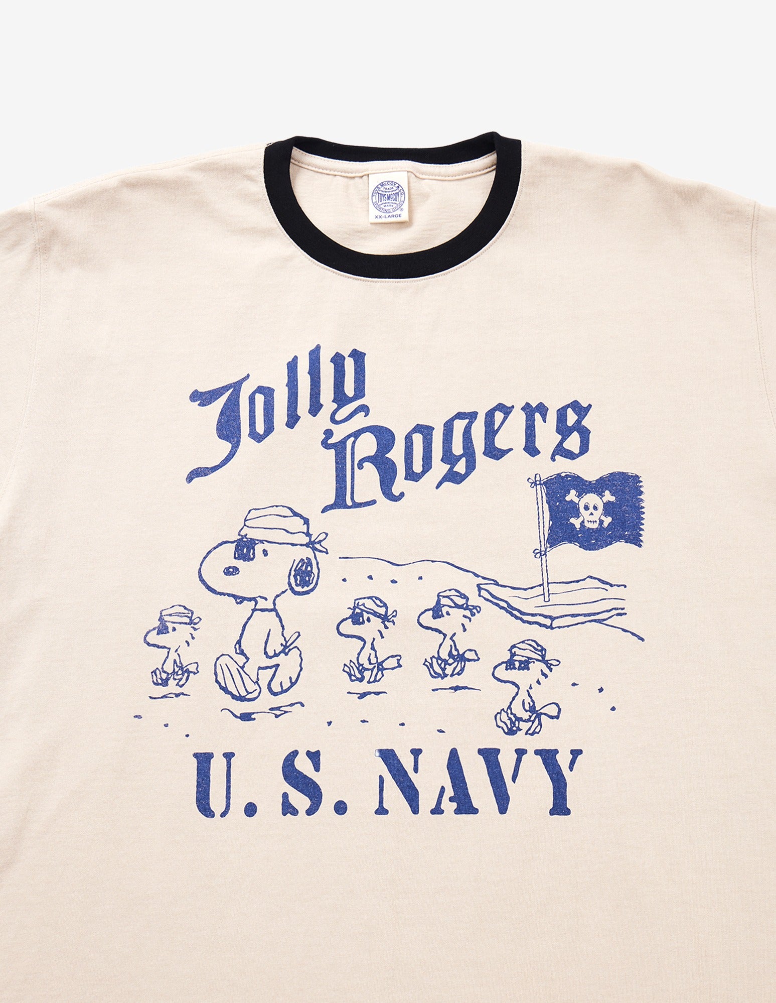 TOYS MCCOY JOHNNY RINGER PEANUTS TEE SNOOPY JOLLY ROGERS - BEIGE