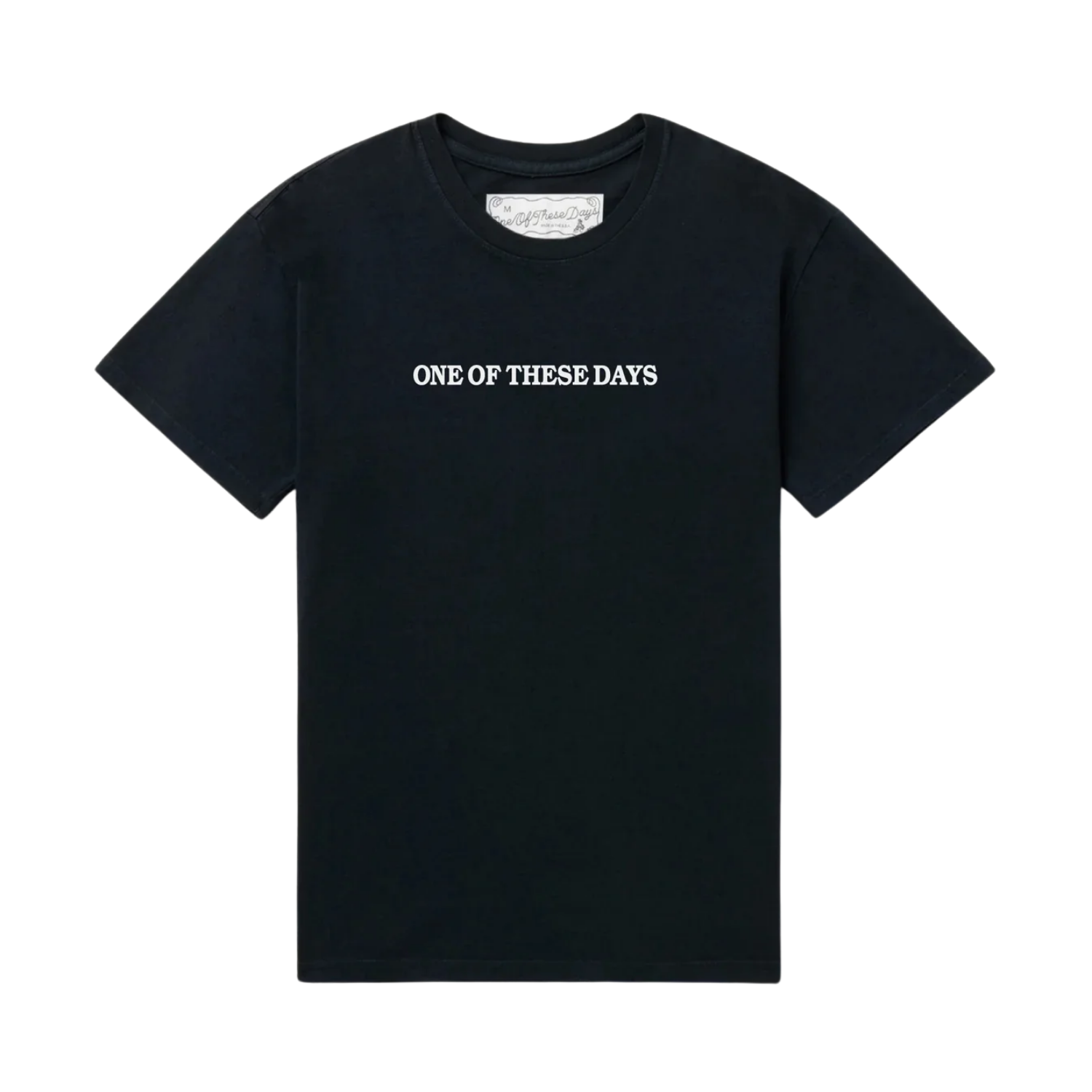 ONE OF THESE DAYS XEROX RUNNING HORSE T-SHIRT - WASHED BLACK