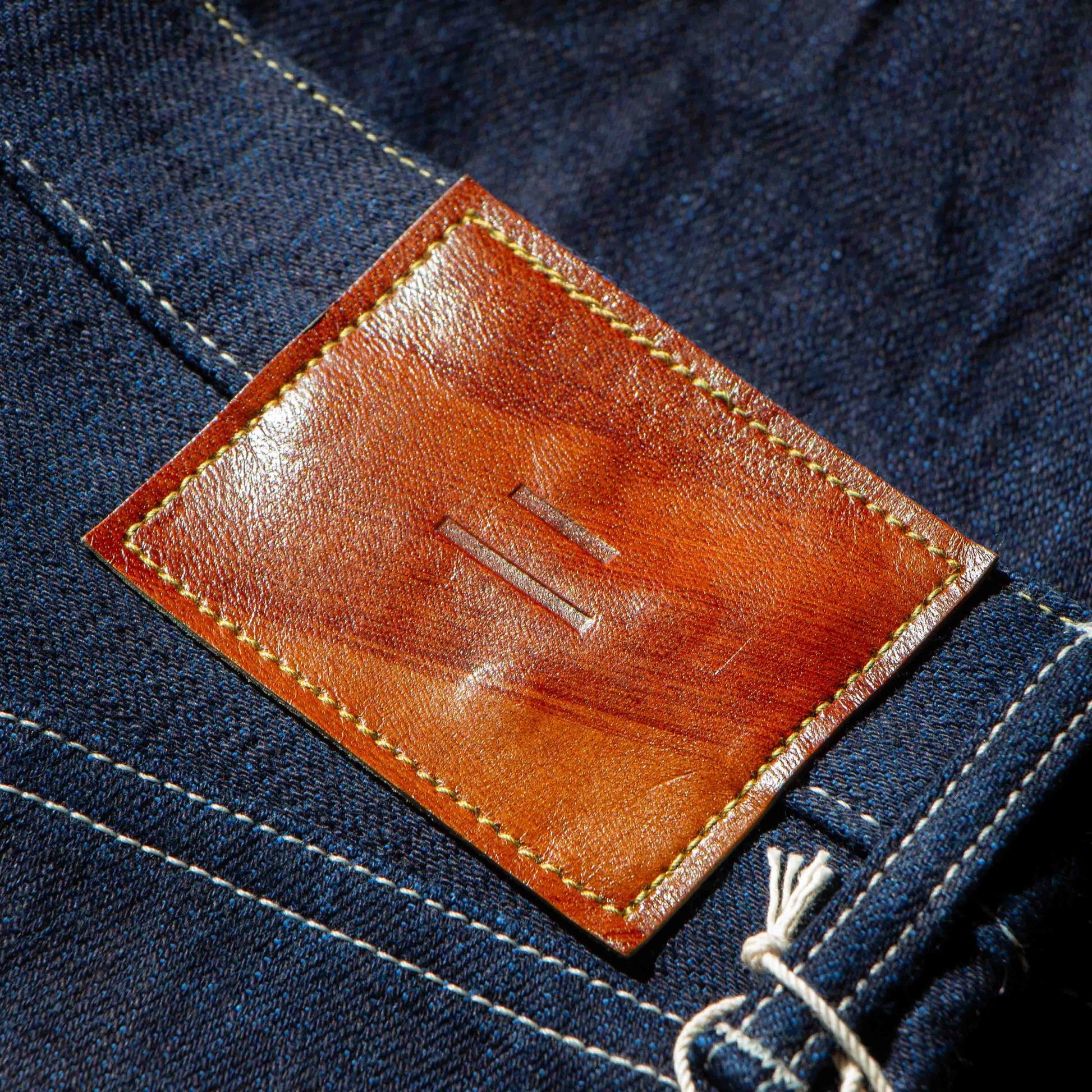 TANUKI YURAI HIGH TAPERED - INDIGO X COBALT BLUE