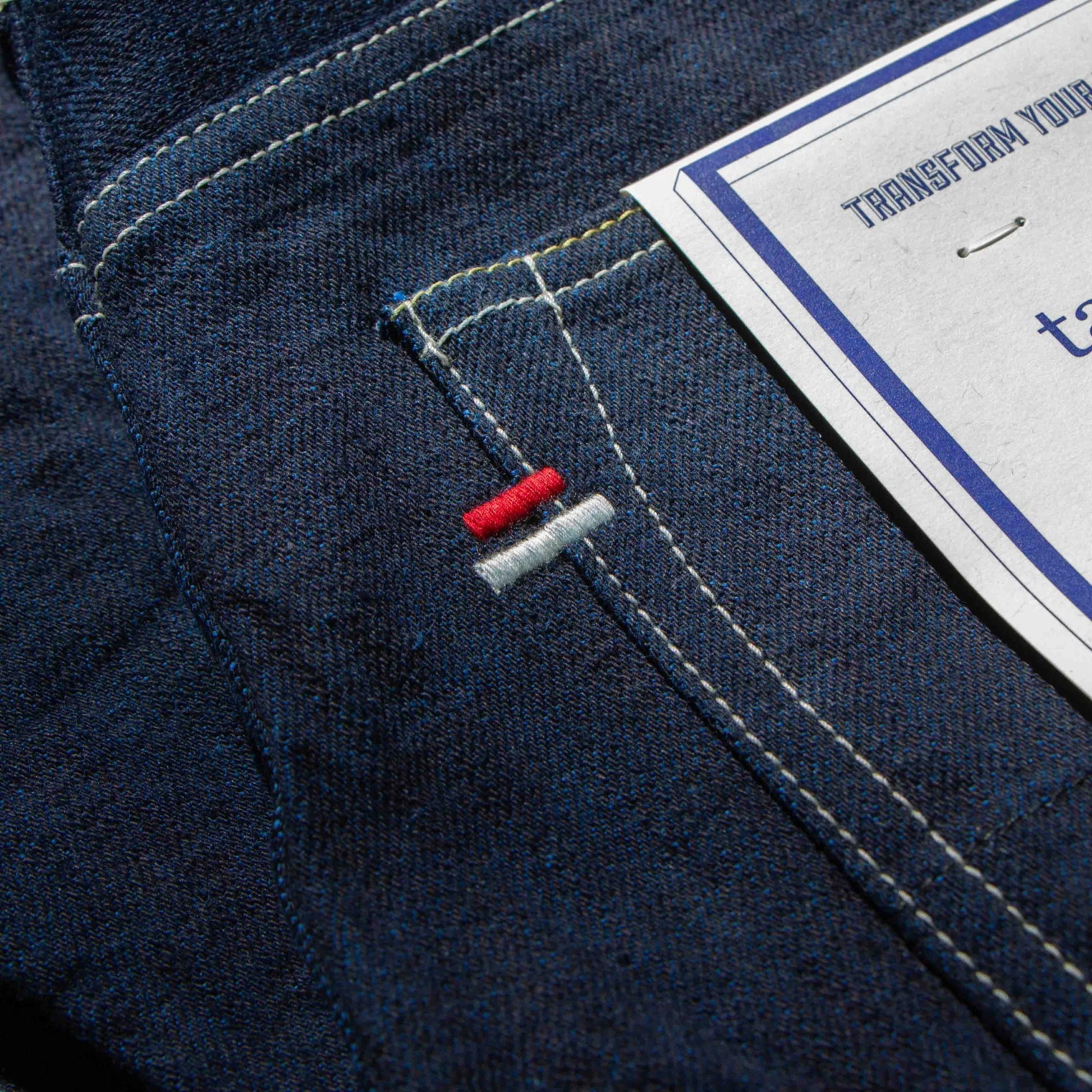 TANUKI YURAI HIGH TAPERED - INDIGO X COBALT BLUE