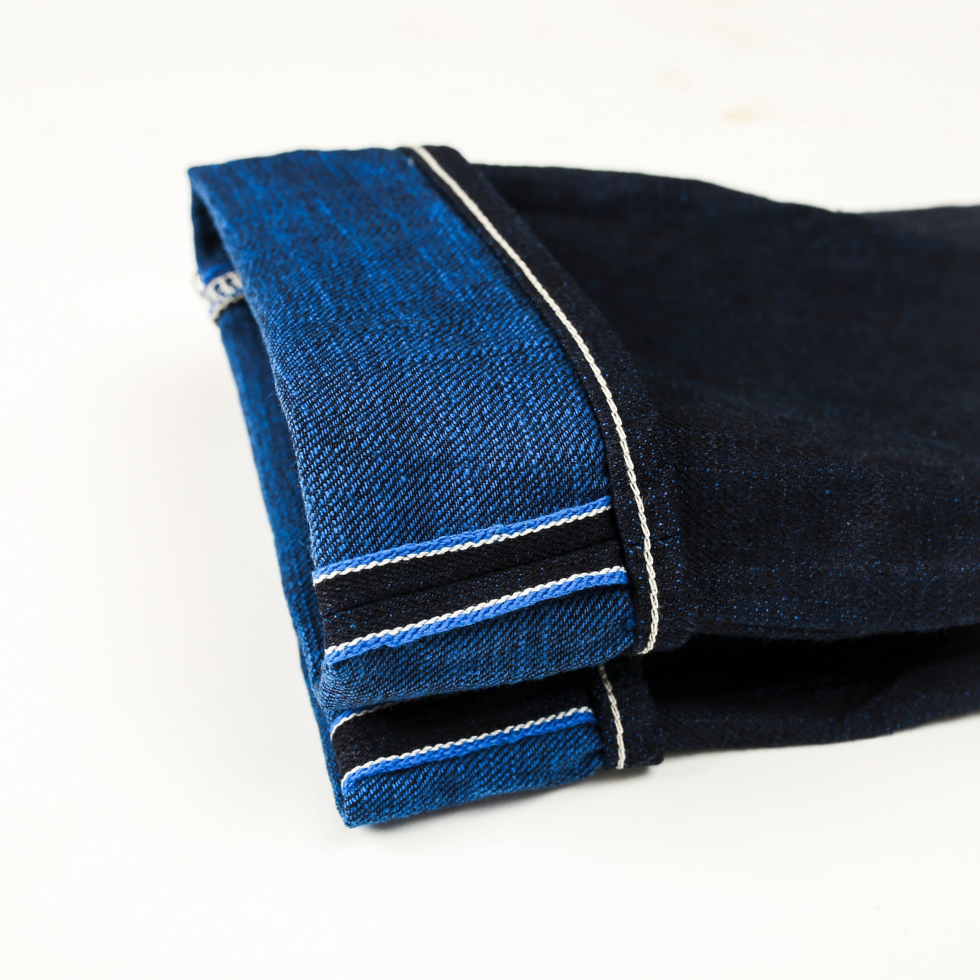 TANUKI YURAI REGULAR STRAIGHT - INDIGO X COBALT BLUE