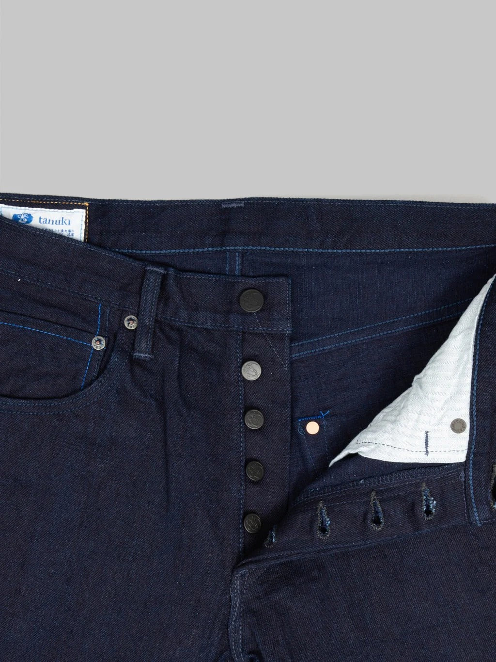 TANUKI ID HIGH TAPERED - INDIGO X INDIGO