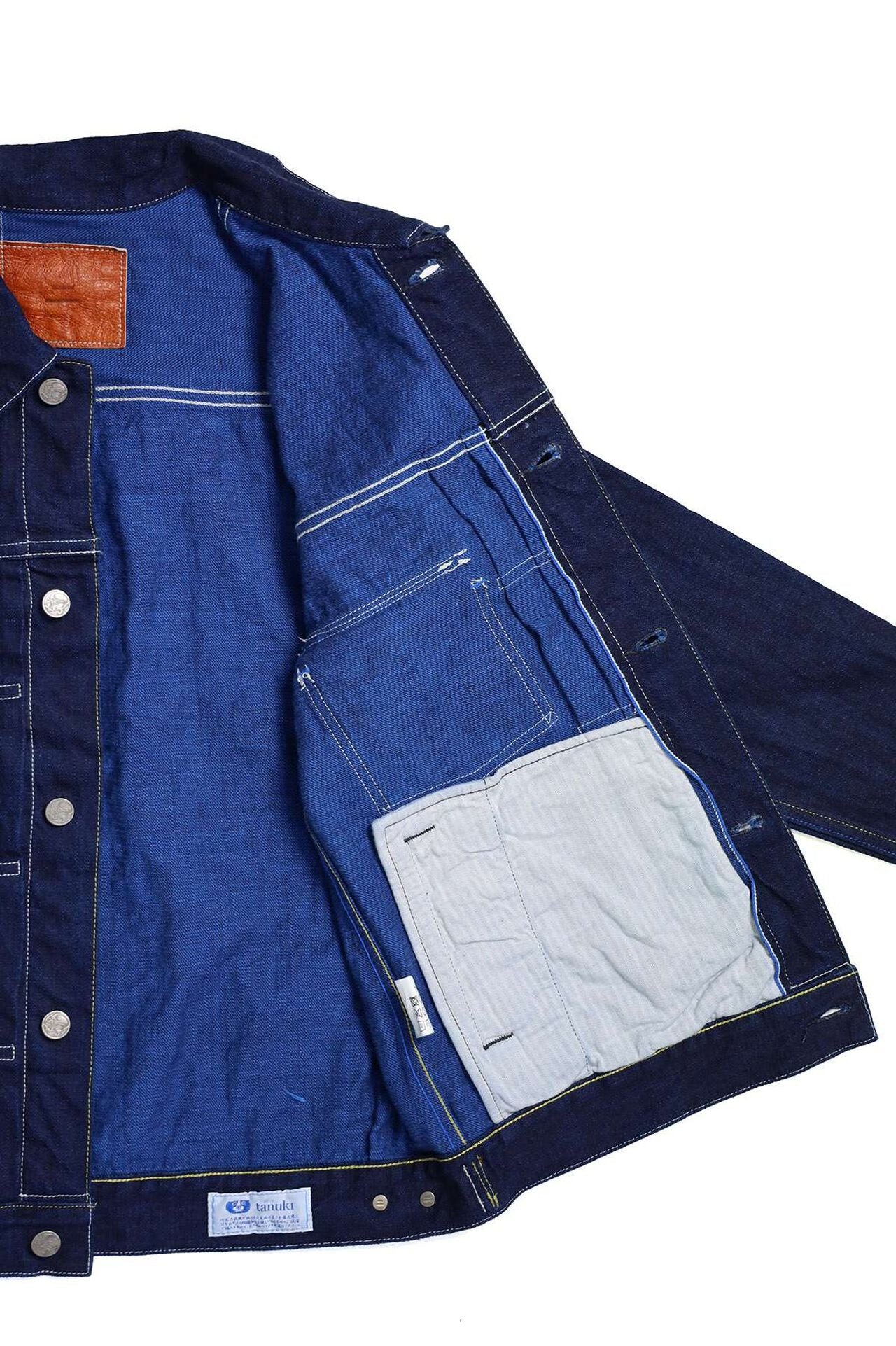 TANUKI KAKISHIBU TYPE 2 JACKET - INDIGO X KAKISHIBU