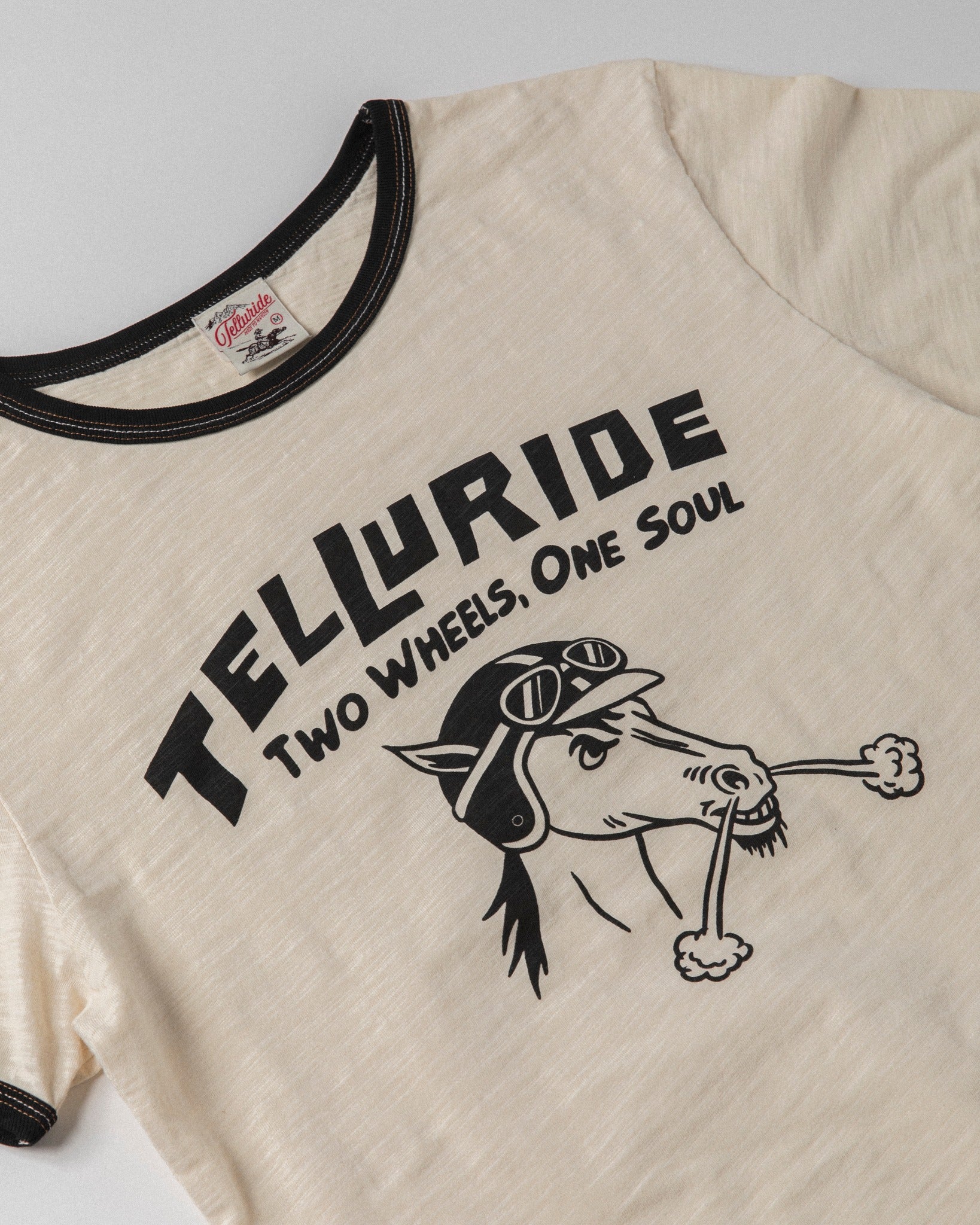 TELLURIDE RINGER TEE ONE SOUL - WHITE/BLACK