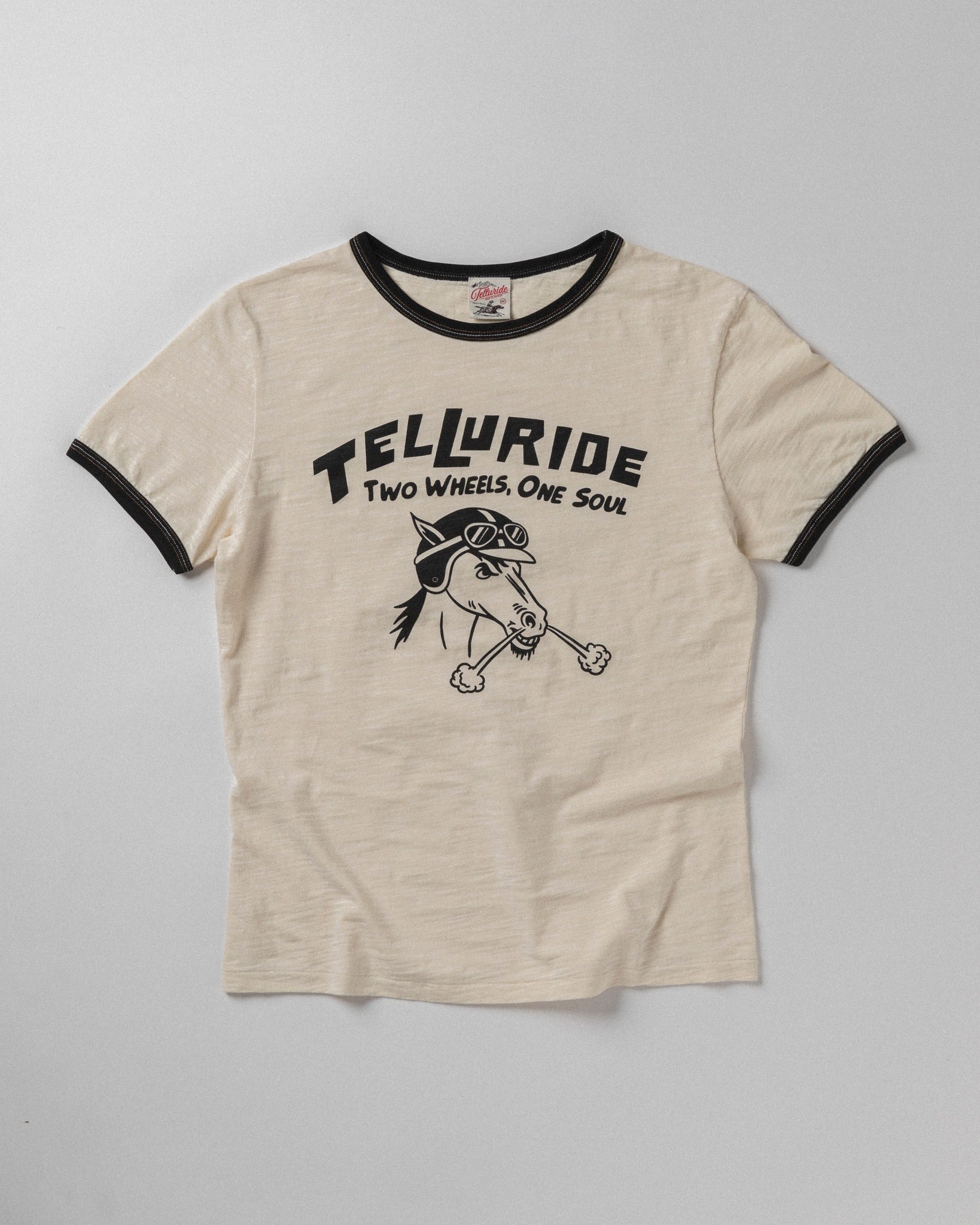 TELLURIDE RINGER TEE ONE SOUL - WHITE/BLACK