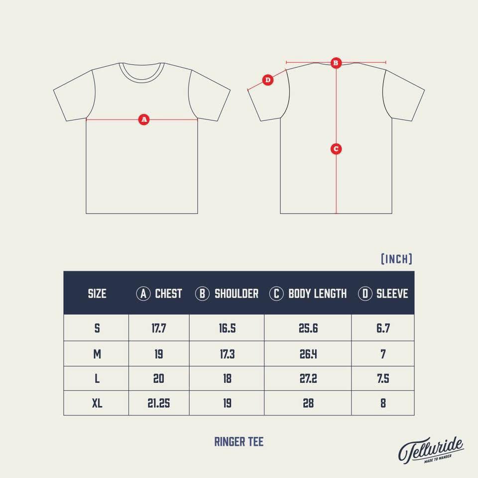 TELLURIDE RINGER TEE ONE SOUL - WHITE/BLACK