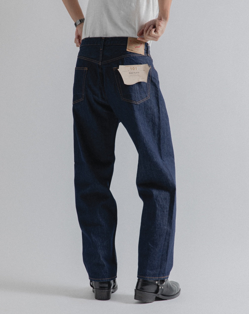 ORSLOW 101 DADS FIT DENIM PANTS - ONE WASH