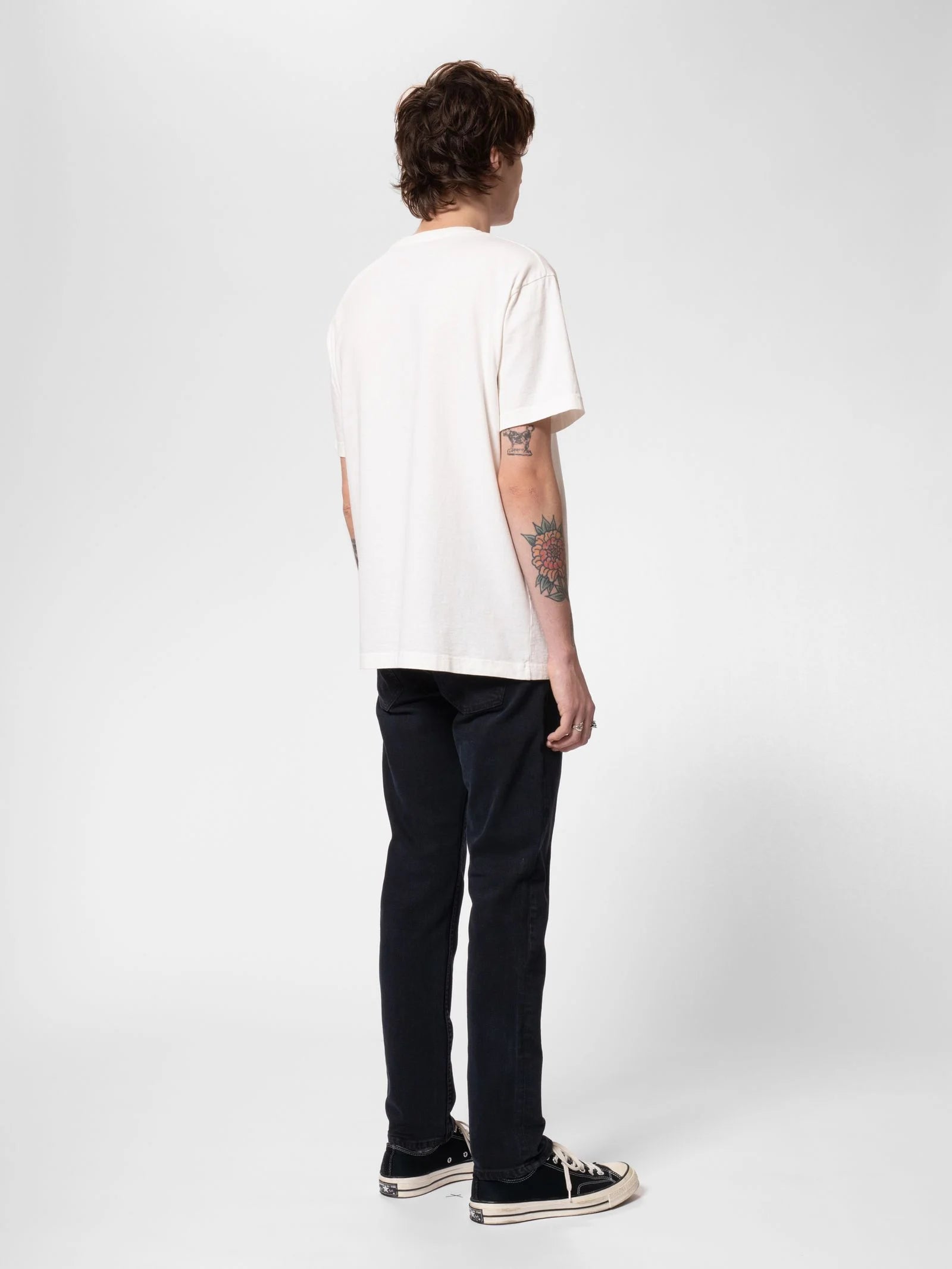 NUDIE JEANS LEAN DEAN - BLACK SKIES