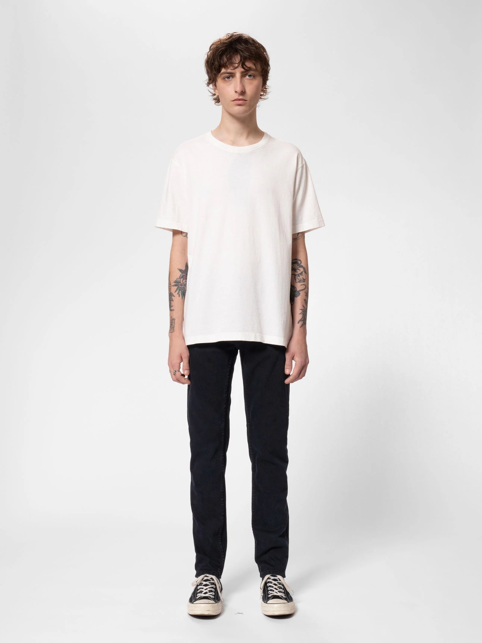 NUDIE JEANS LEAN DEAN - BLACK SKIES