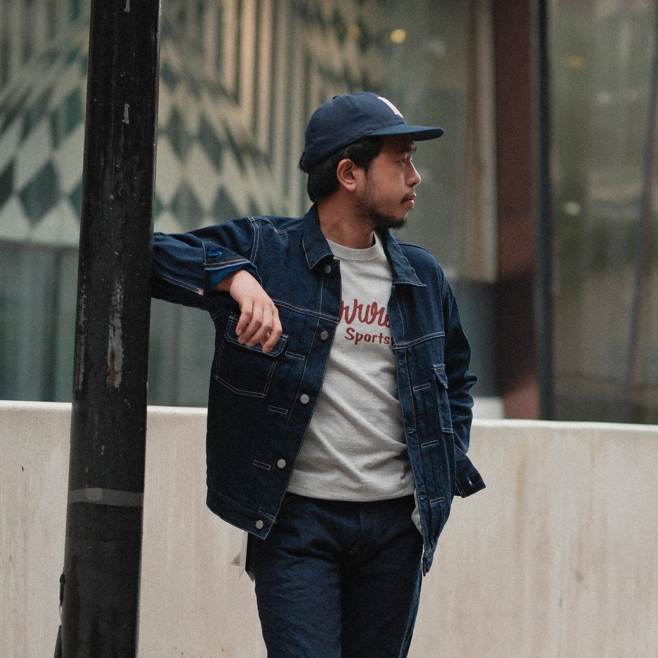 TANUKI YURAI TYPE 2 JACKET - INDIGO X COBALT BLUE
