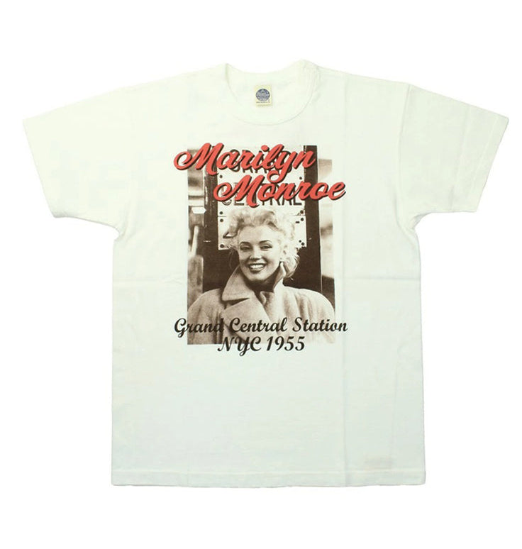 TOYS MCCOY - MARILYN MONROE TEE GRAND CENTRAL STATION NYC 1955 - OFF WHITE