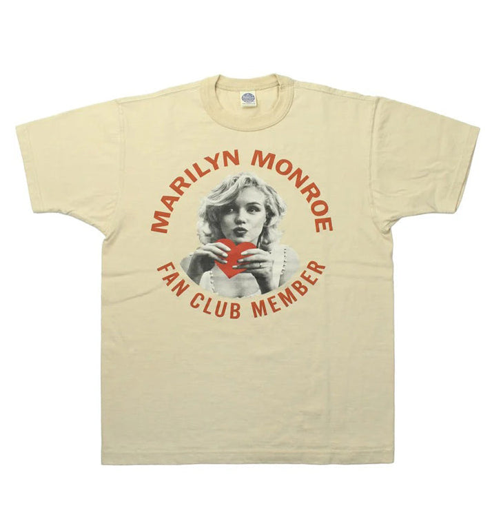 TOYS MCCOY - MARILYN MONROE TEE FAN CLUB MEMBER - BEIGE