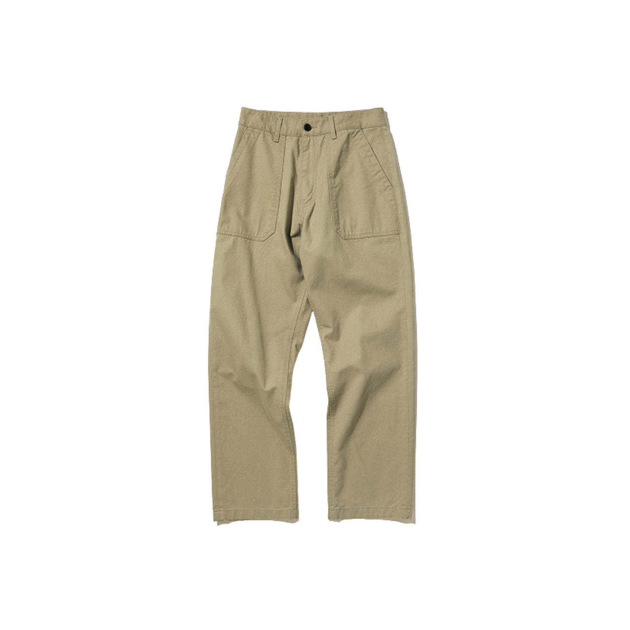 UNIFORM BRIDGE COTTON FATIGUE PANTS REGULAR FIT BEIGE - BEIGE