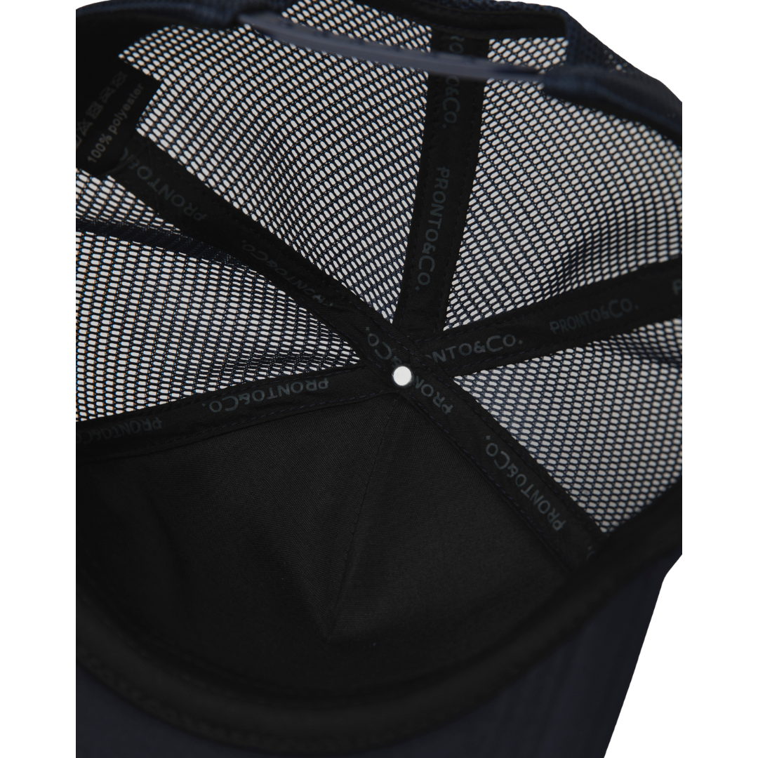 PRONTO & CO. - HERITAGE TRUCKER HAT - NAVY