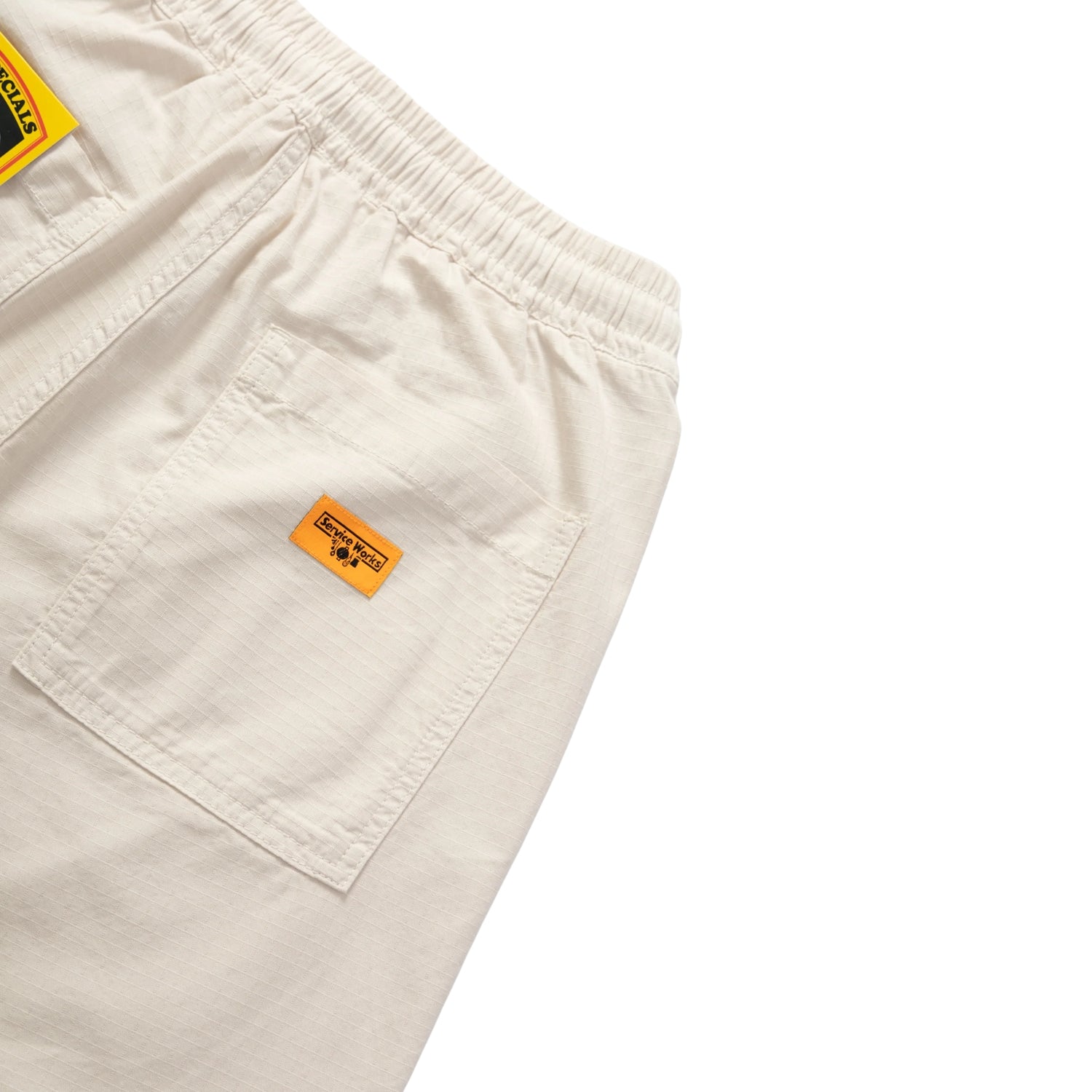 Service Works Ripstop Chef Short — Bone — view 5