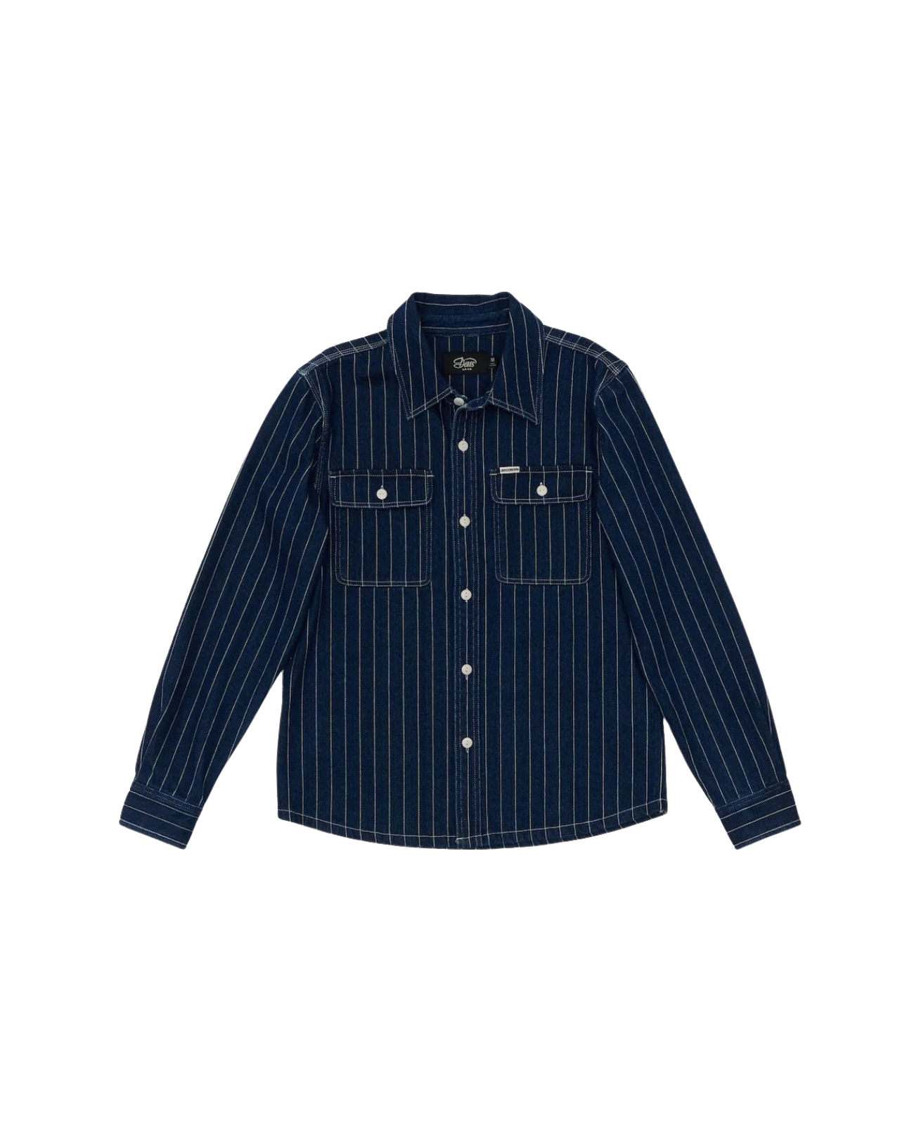 DEUS EX MACHINA VACAY STRIPE DENIM SHIRT - INDIGO