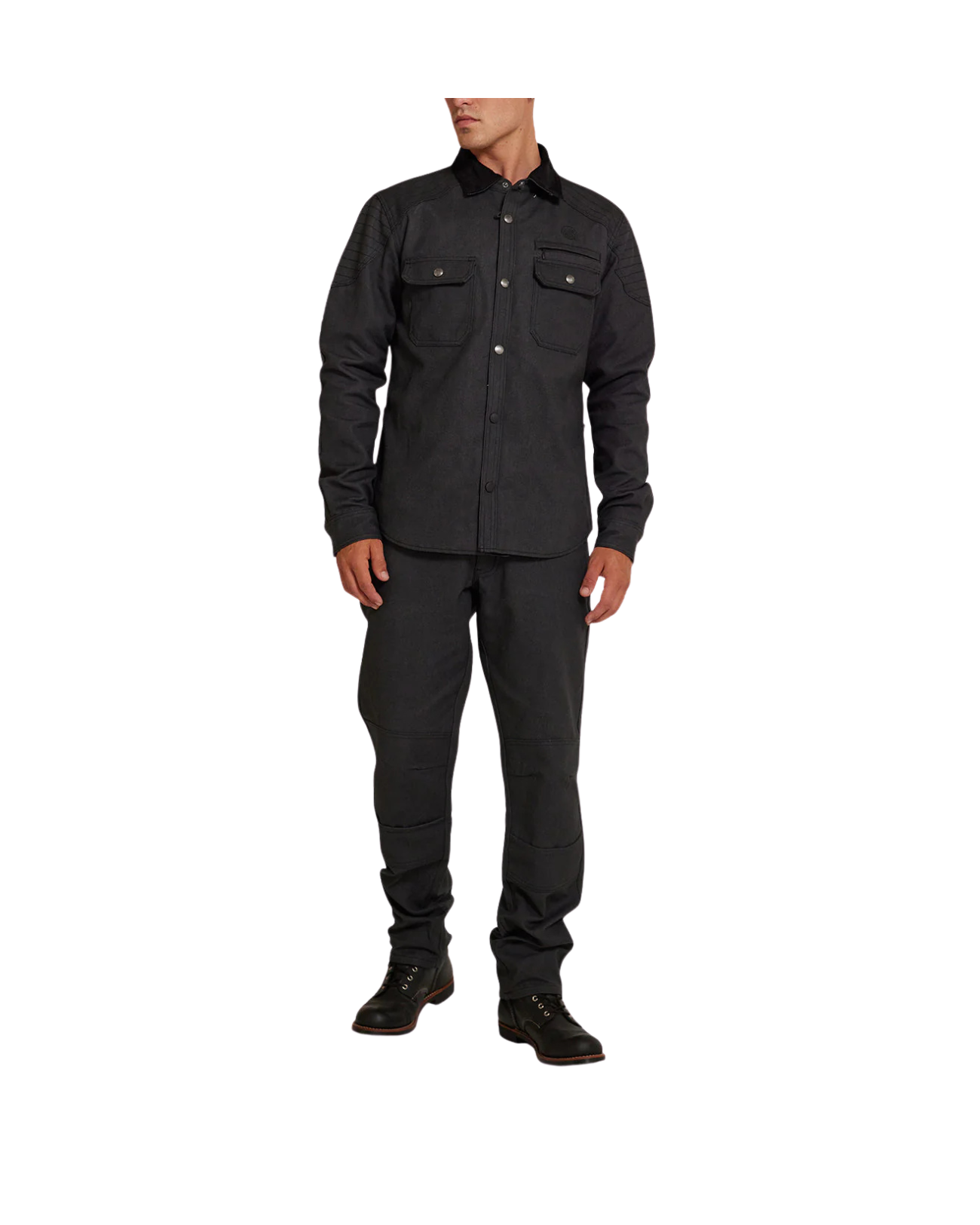 DEUS EX MACHINA CANTER OVERSHIRT - BLACK