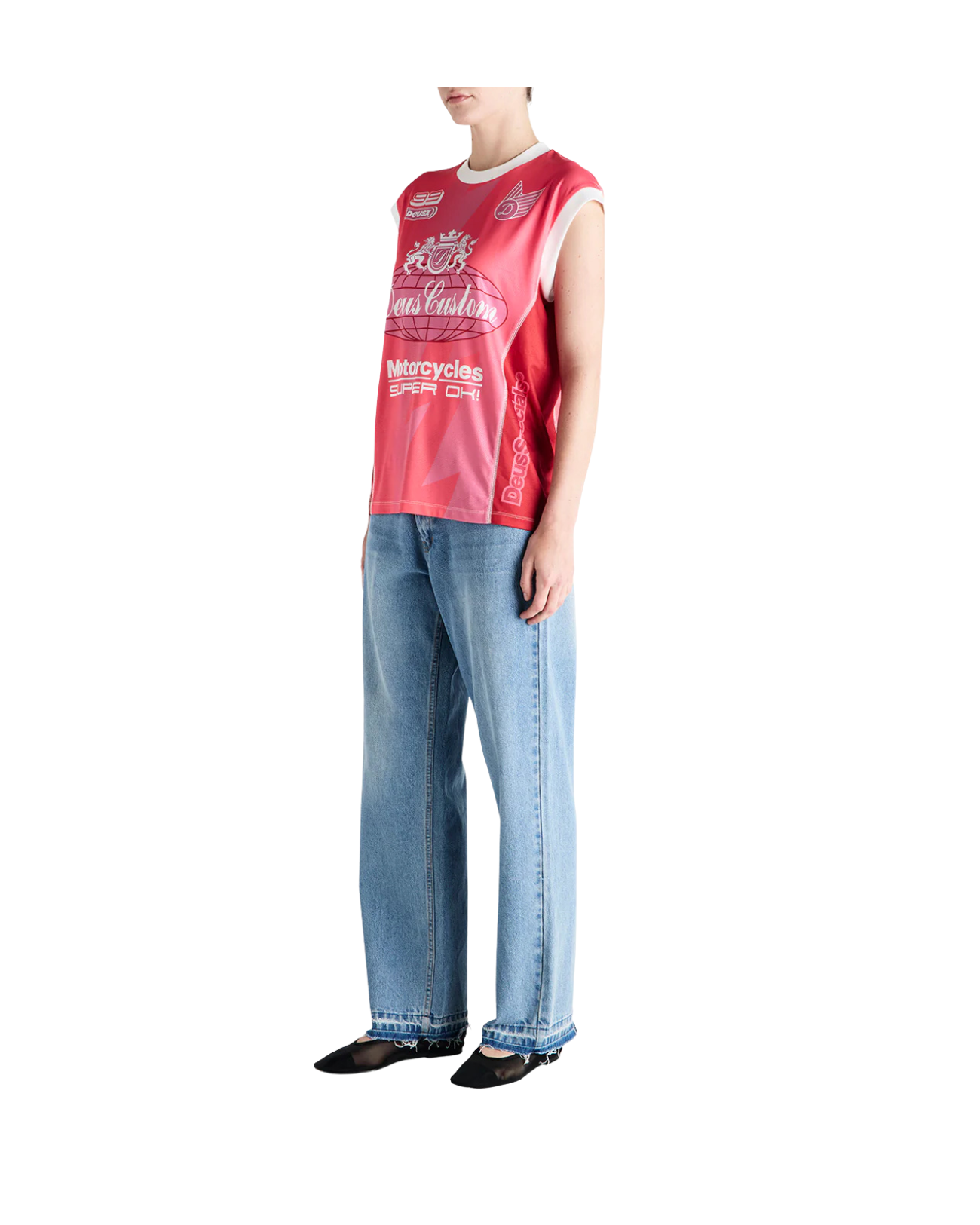 DEUS EX MACHINA PROJECT MAYHEM MOTO TANK - CHERRY