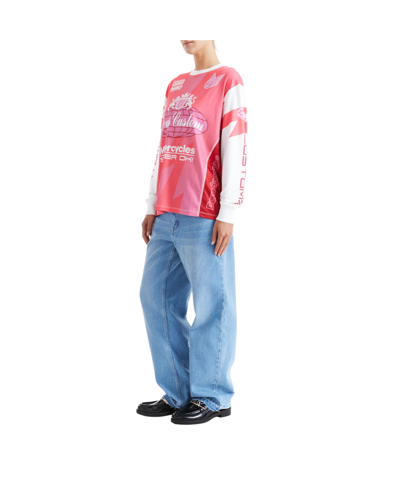 DEUS EX MACHINA THUNDER LS MOTO TOP - CHERRY