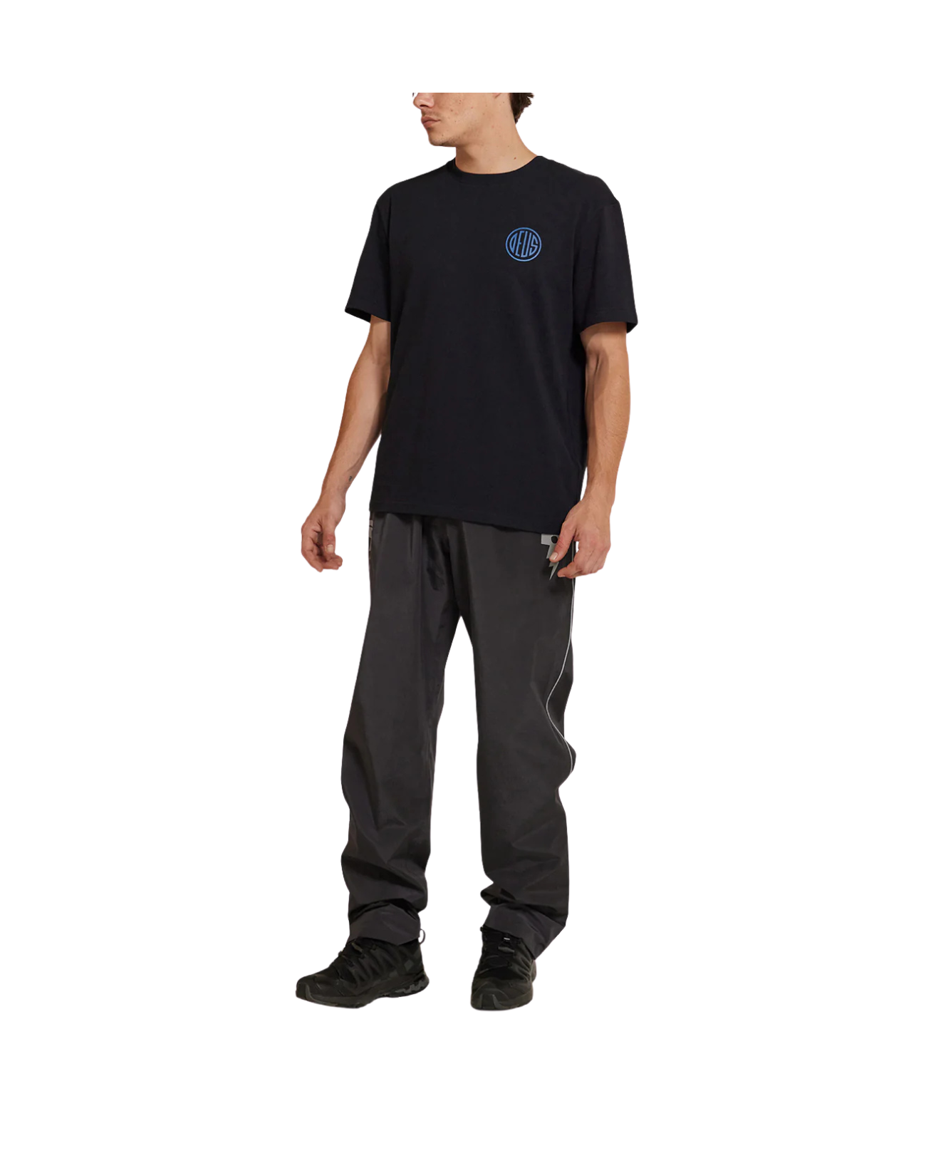 DEUS EX MACHINA DRIZZLE RAIN PANT - BLACK