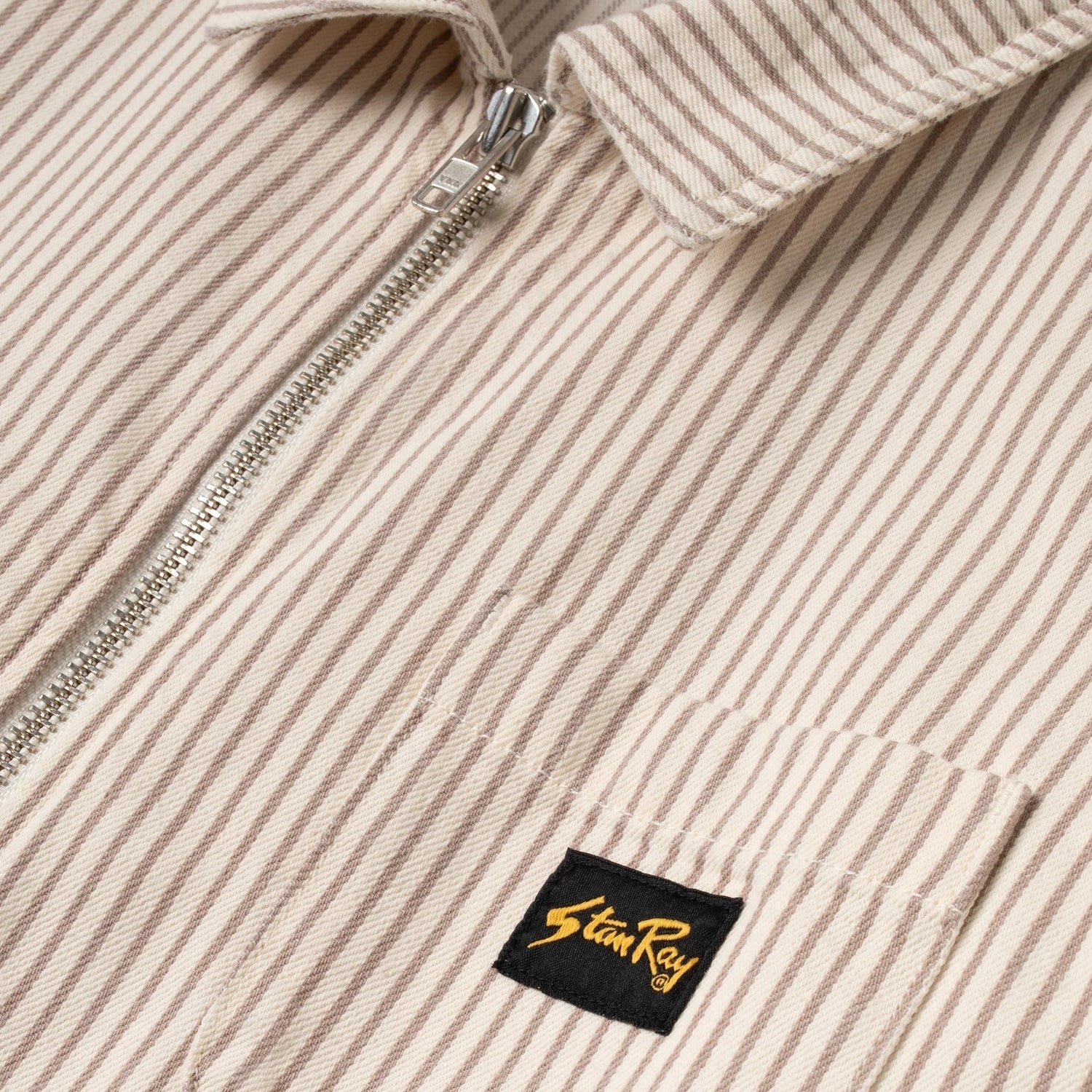 STAN RAY  ZIP SHIRT - PEYOTE HICKORY