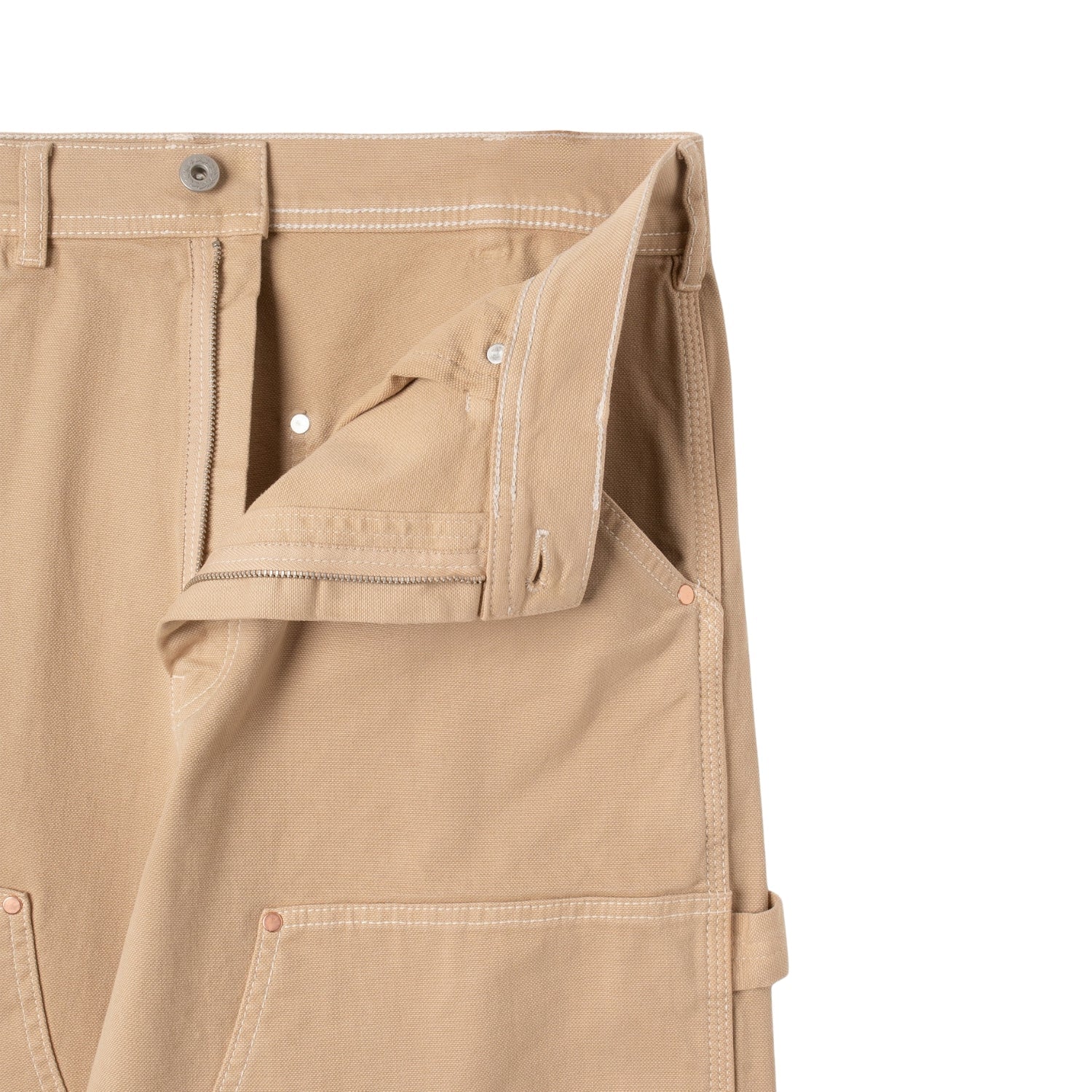 Stan Ray Double Knee Pant — Vintage Khaki Duck — view 4